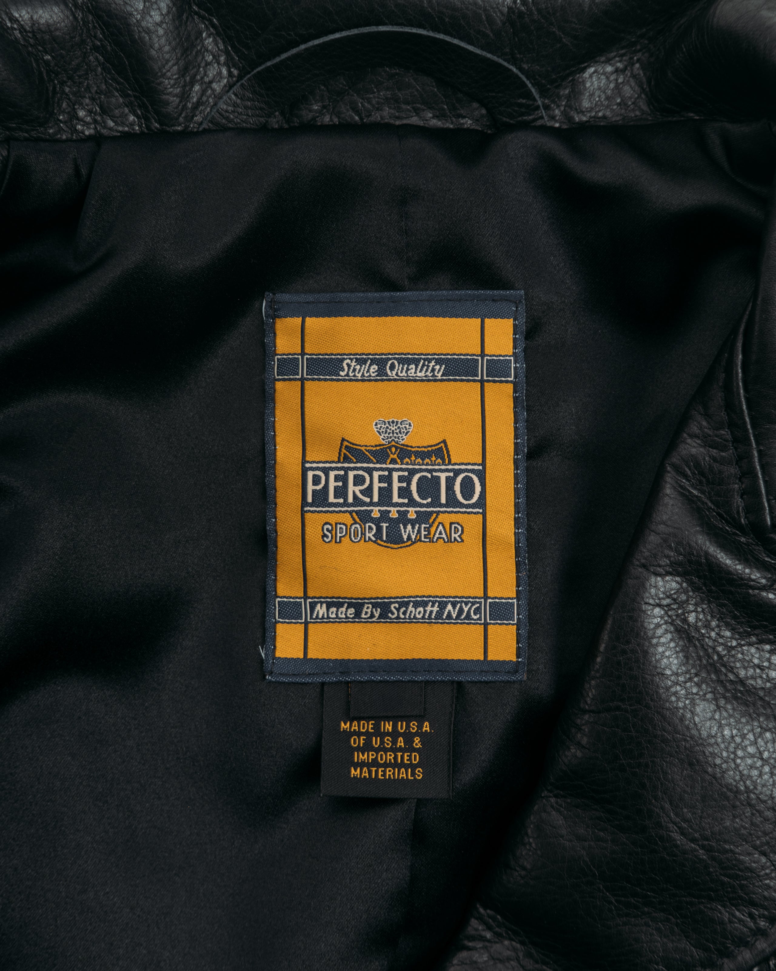 Perfecto by Schott NYC レザージャケット 42 536W | Wax + Oil Finish Cowhide Perfecto® Motorcycle Jacket