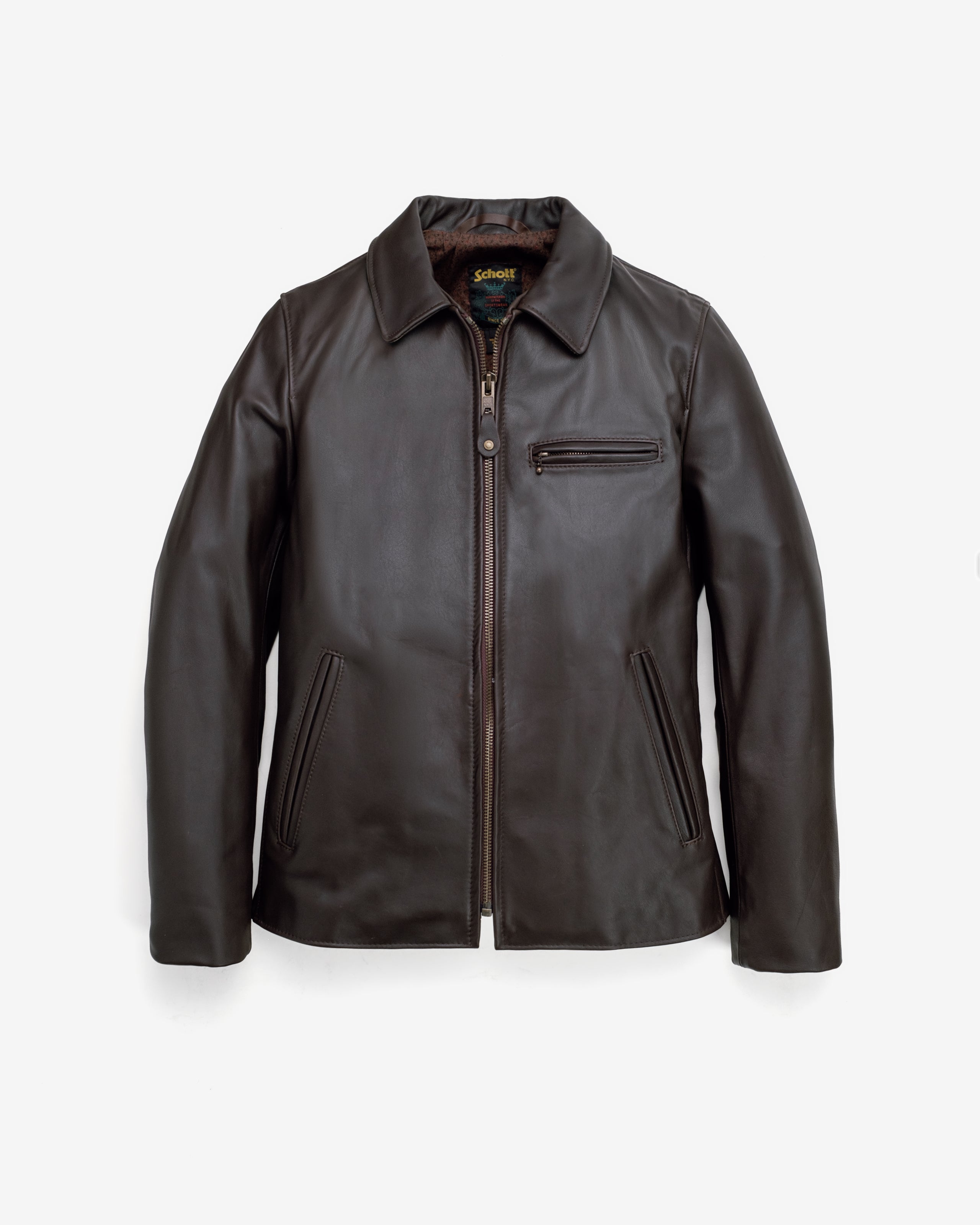 546 | Lightweight Cowhide Delivery Jacket – Schott N.Y.C.