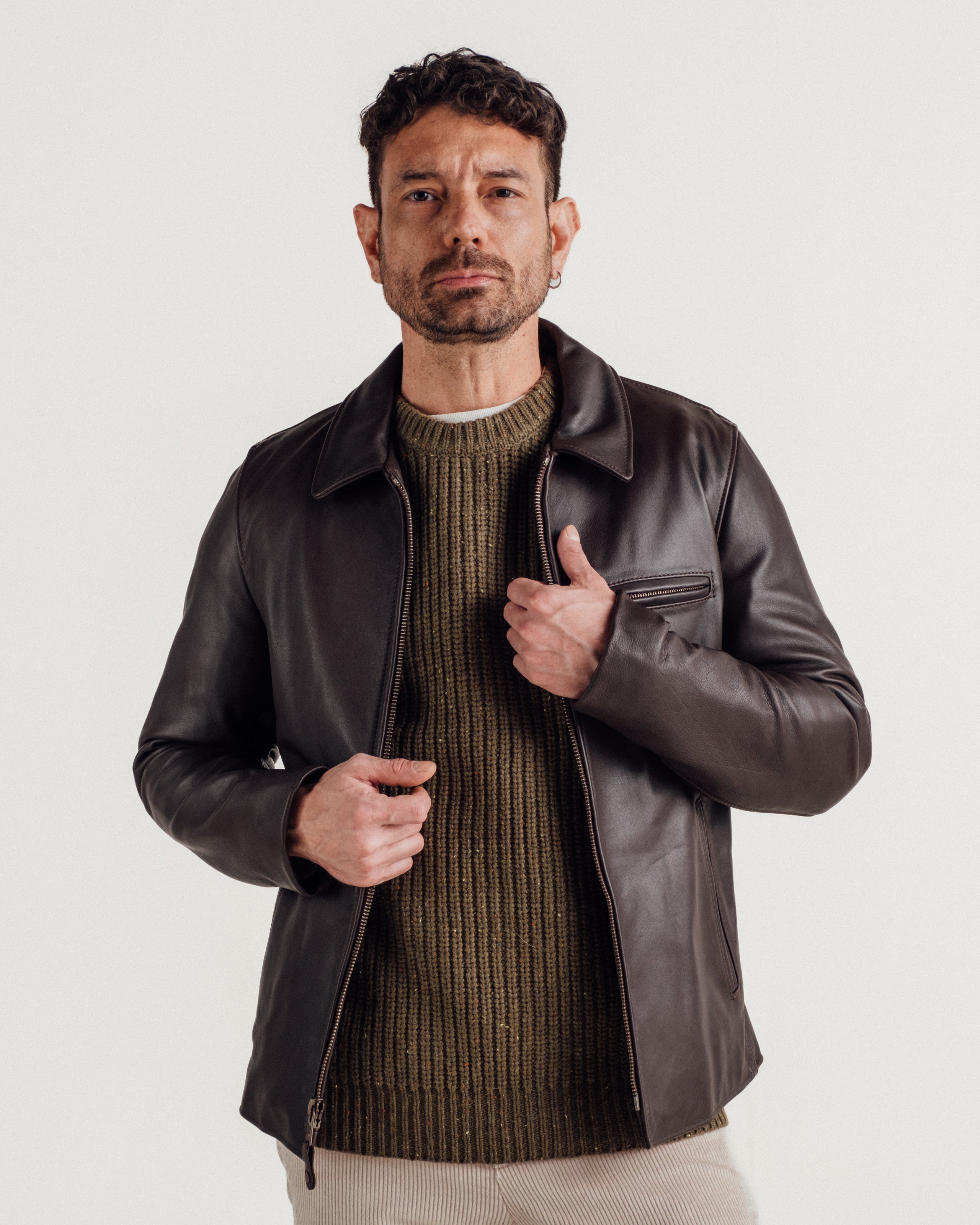 546 | Lightweight Cowhide Delivery Jacket – Schott N.Y.C.