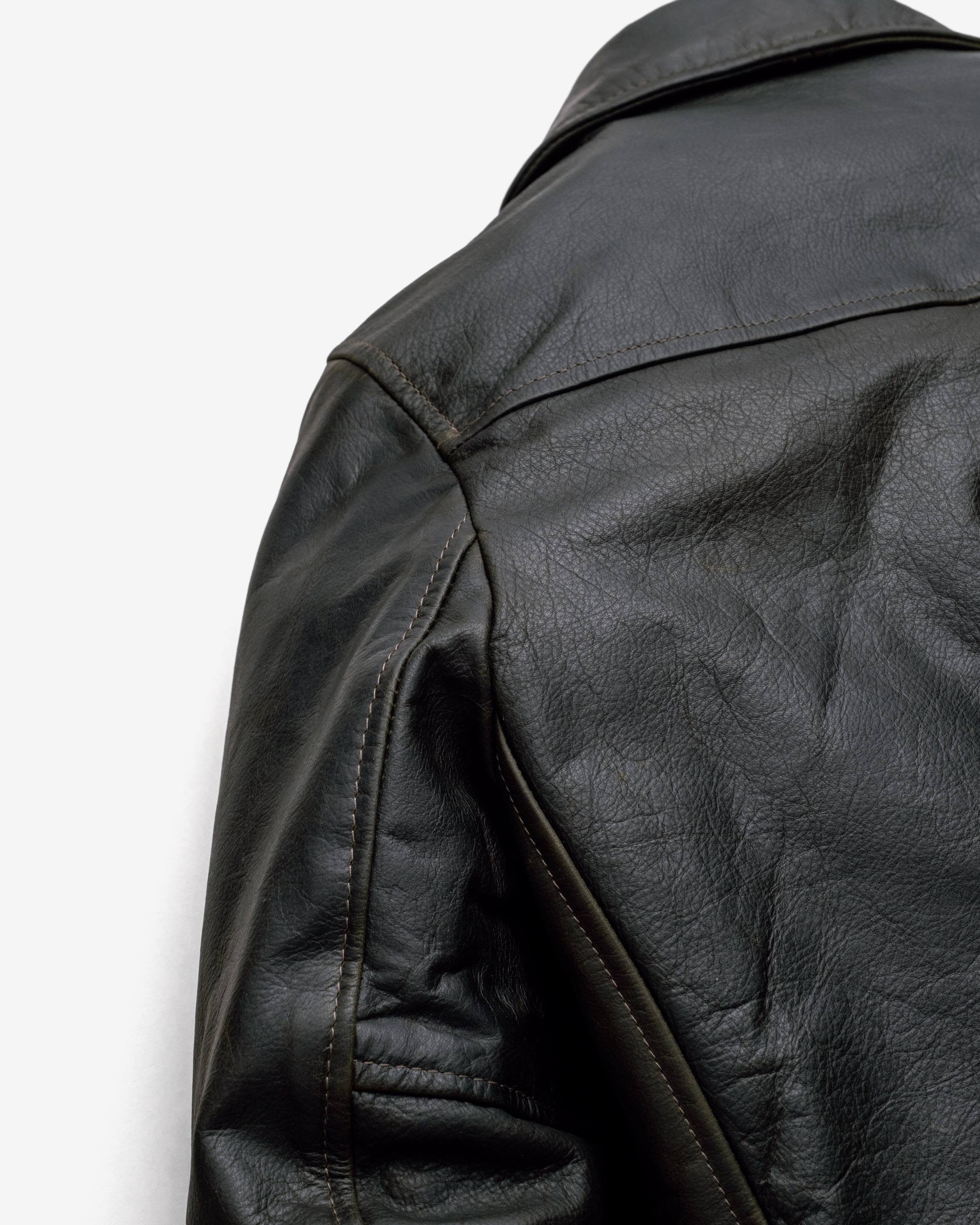 555 | Waxy Pullup Cowhide Weekender Jacket – Schott N.Y.C.