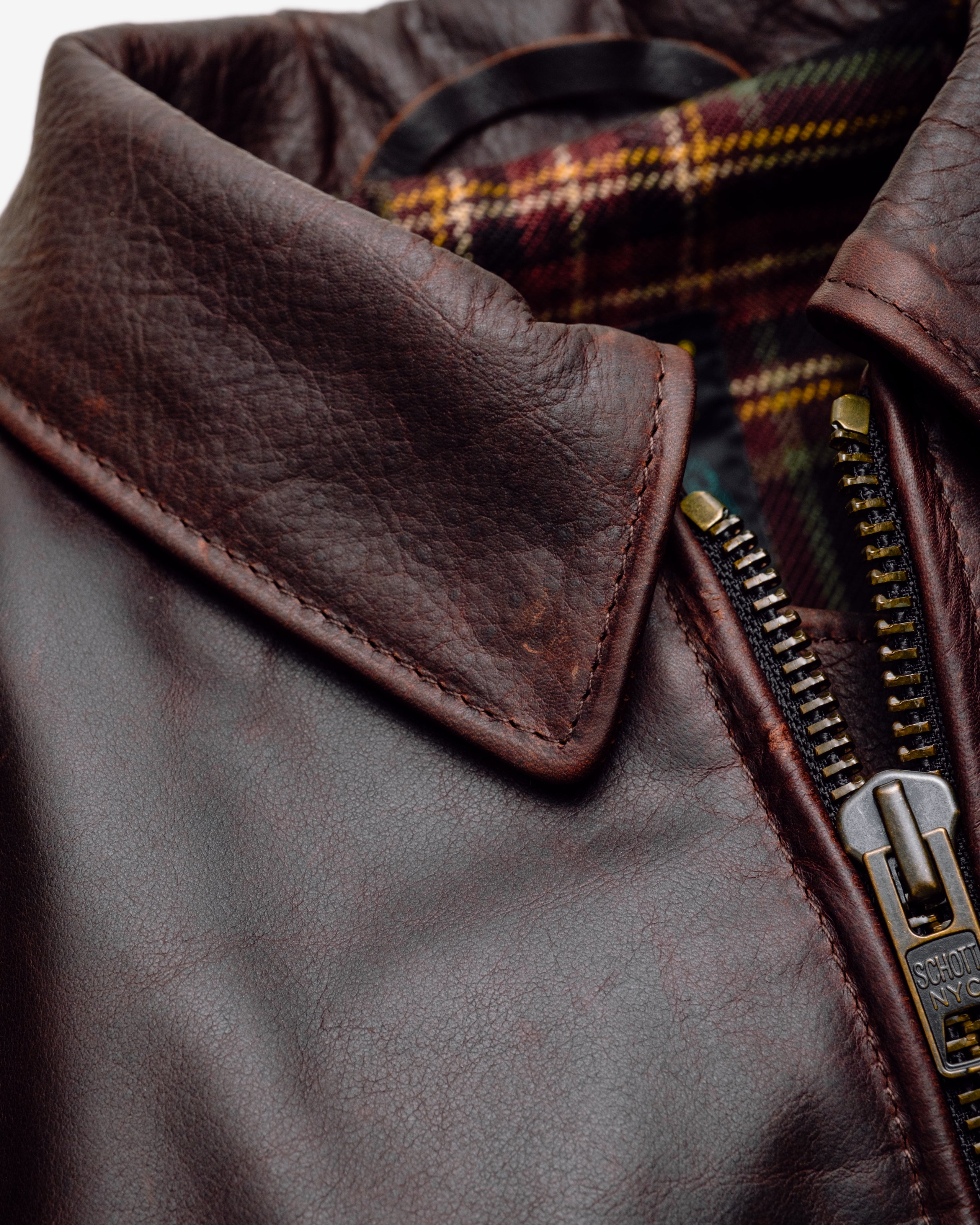 557 | Waxy Pullup Cowhide Delivery Jacket – Schott N.Y.C.