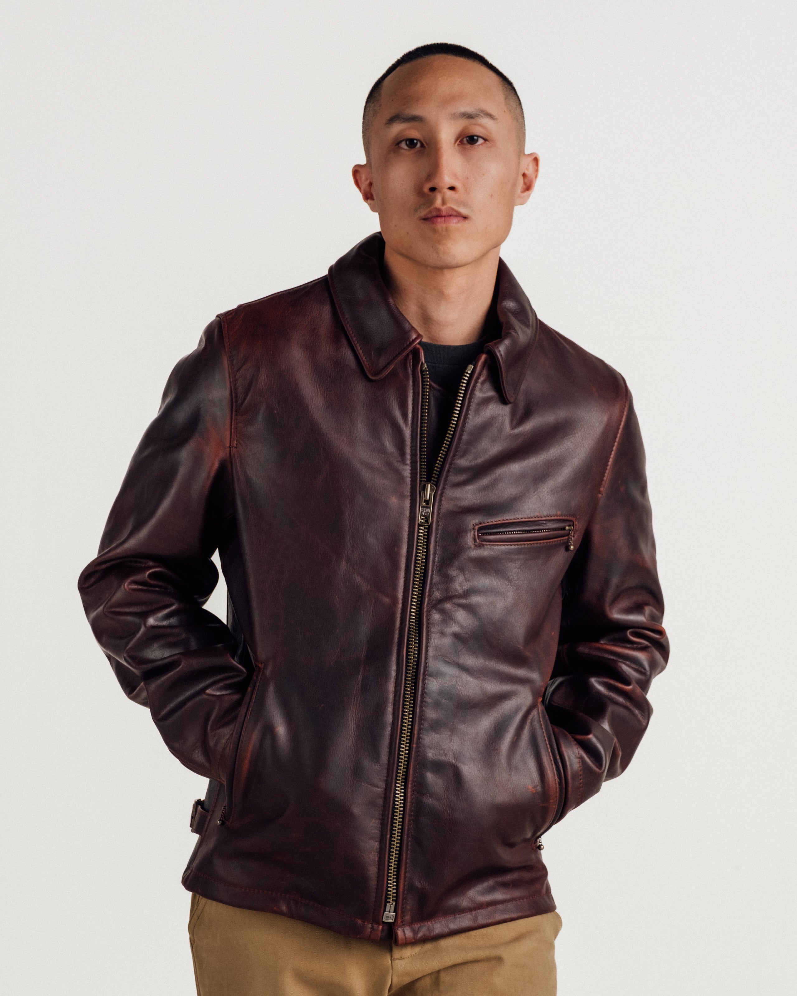 557 | Waxy Pullup Cowhide Delivery Jacket – Schott N.Y.C.
