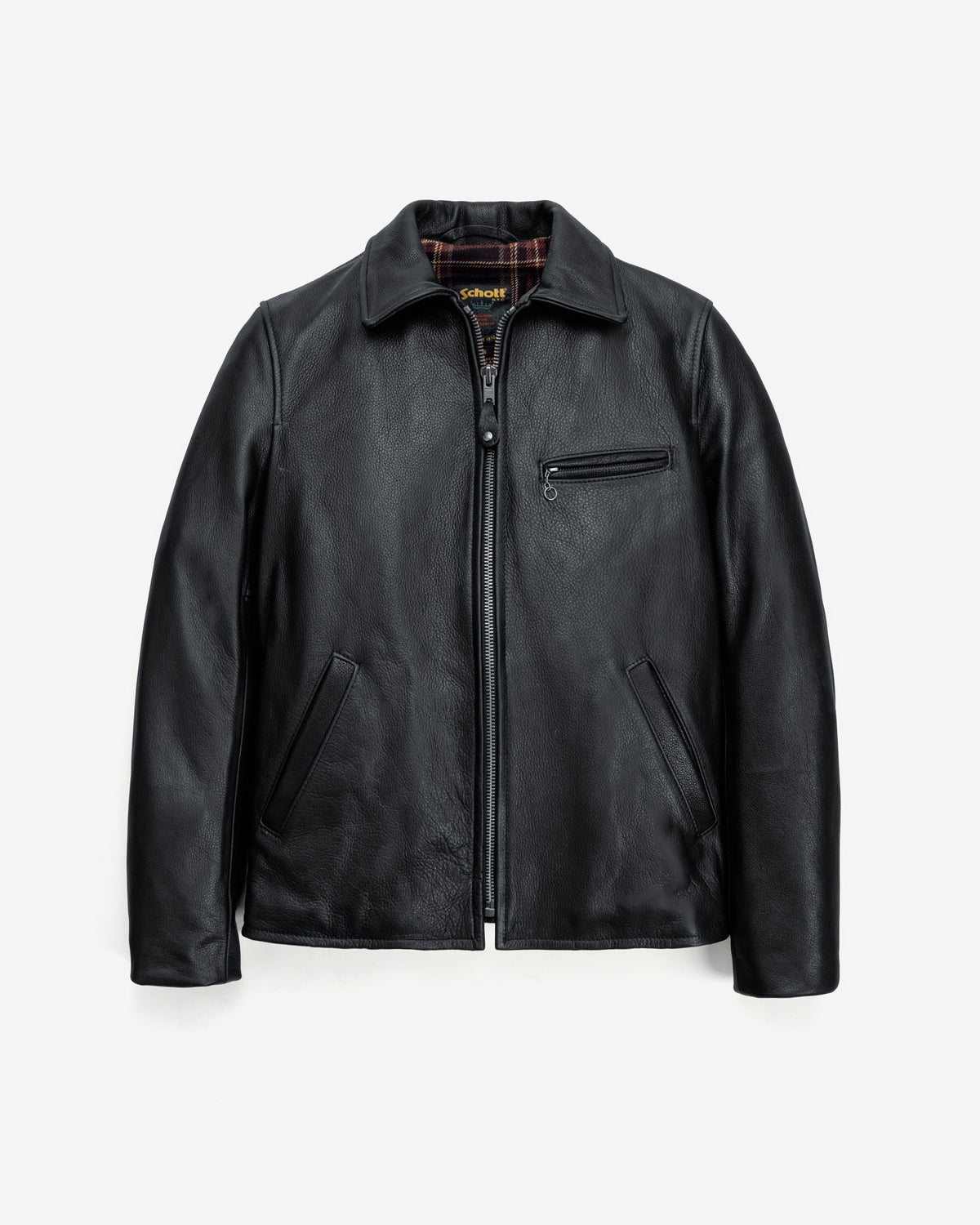 562 | Natural Pebbled Cowhide Jacket – Schott N.Y.C