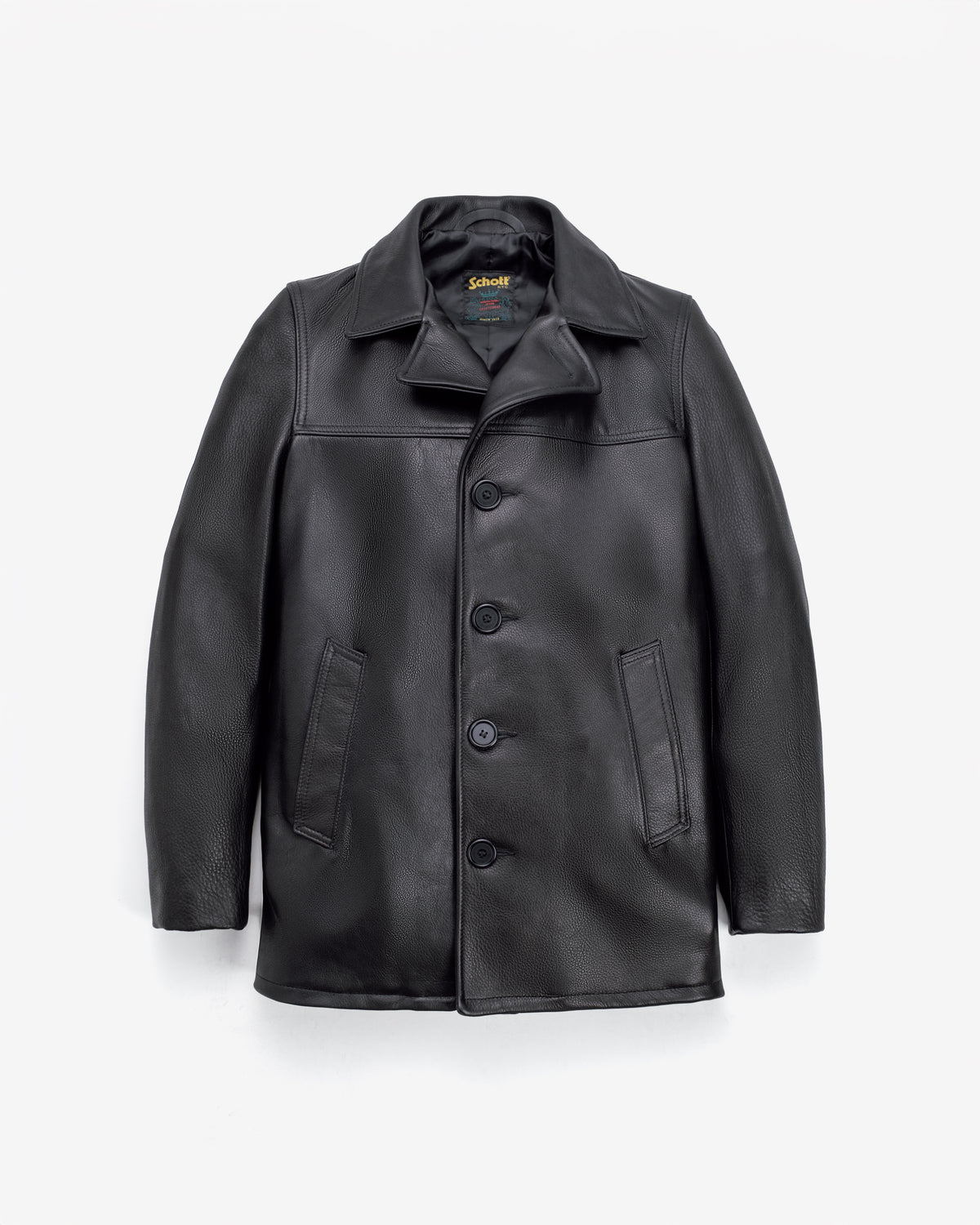 564 | Pebbled Cowhide Car Coat – Schott N.Y.C
