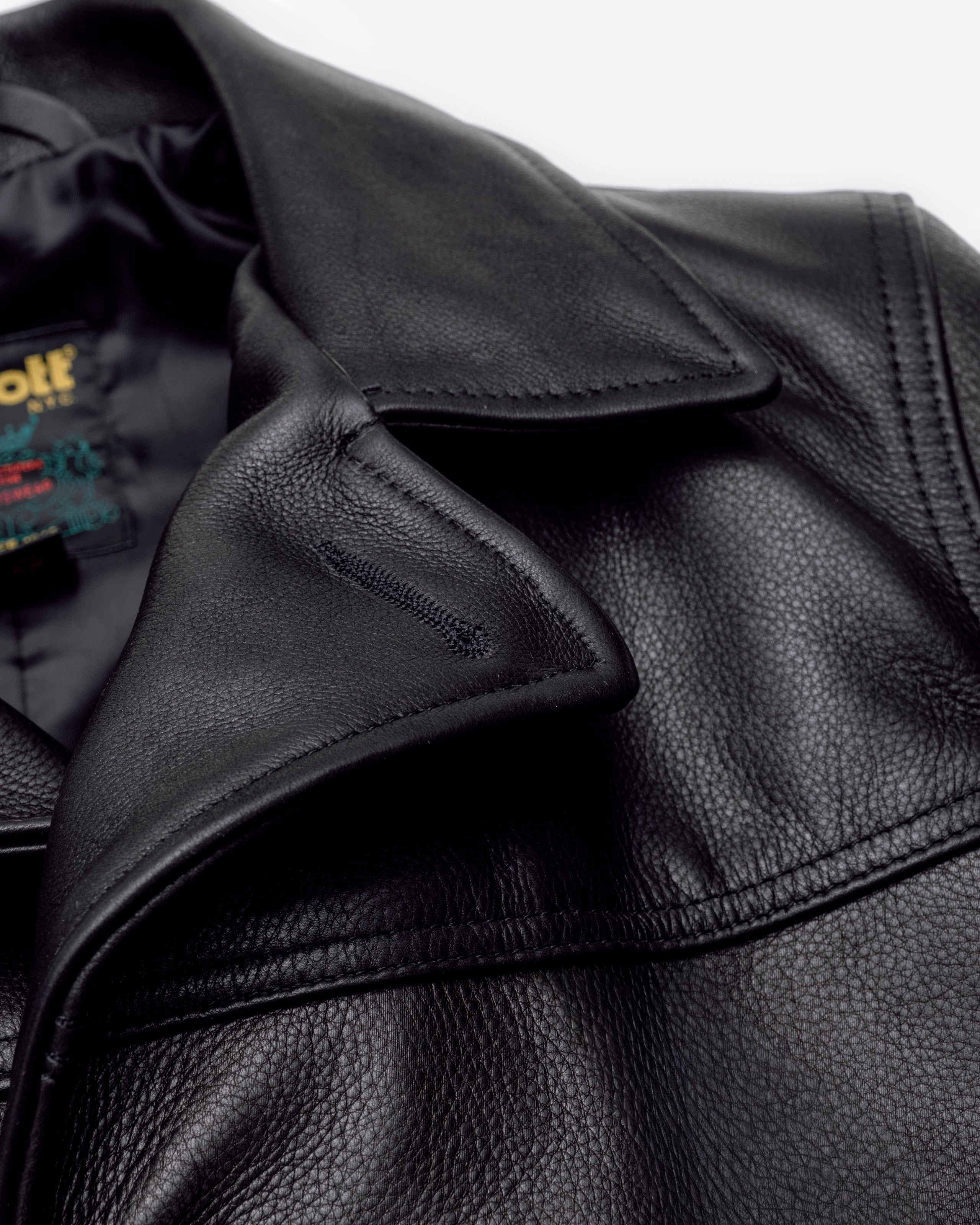 564 | Pebbled Cowhide Car Coat – Schott N.Y.C.