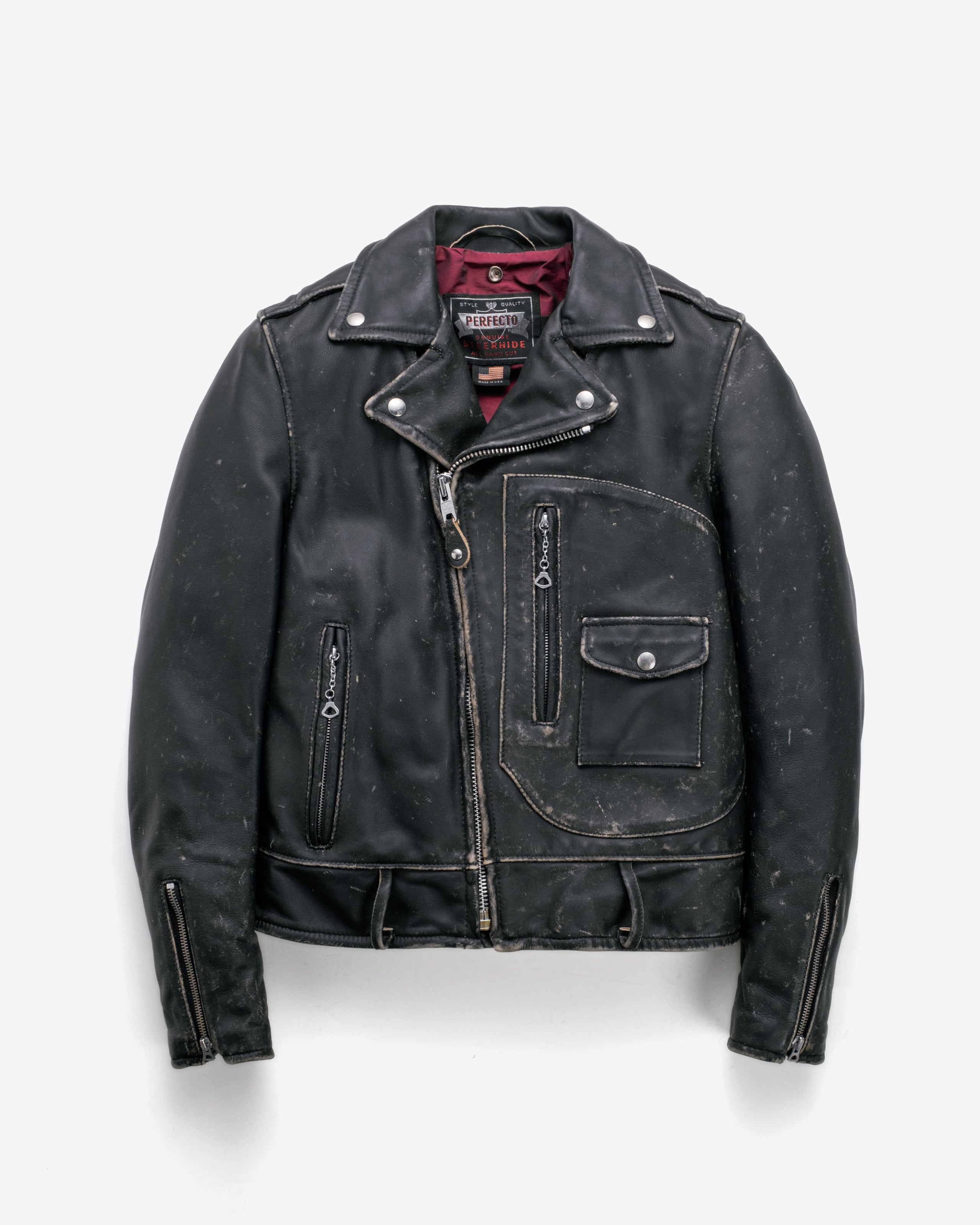618 | Steerhide Perfecto® Motorcycle Jacket – Schott N.Y.C.