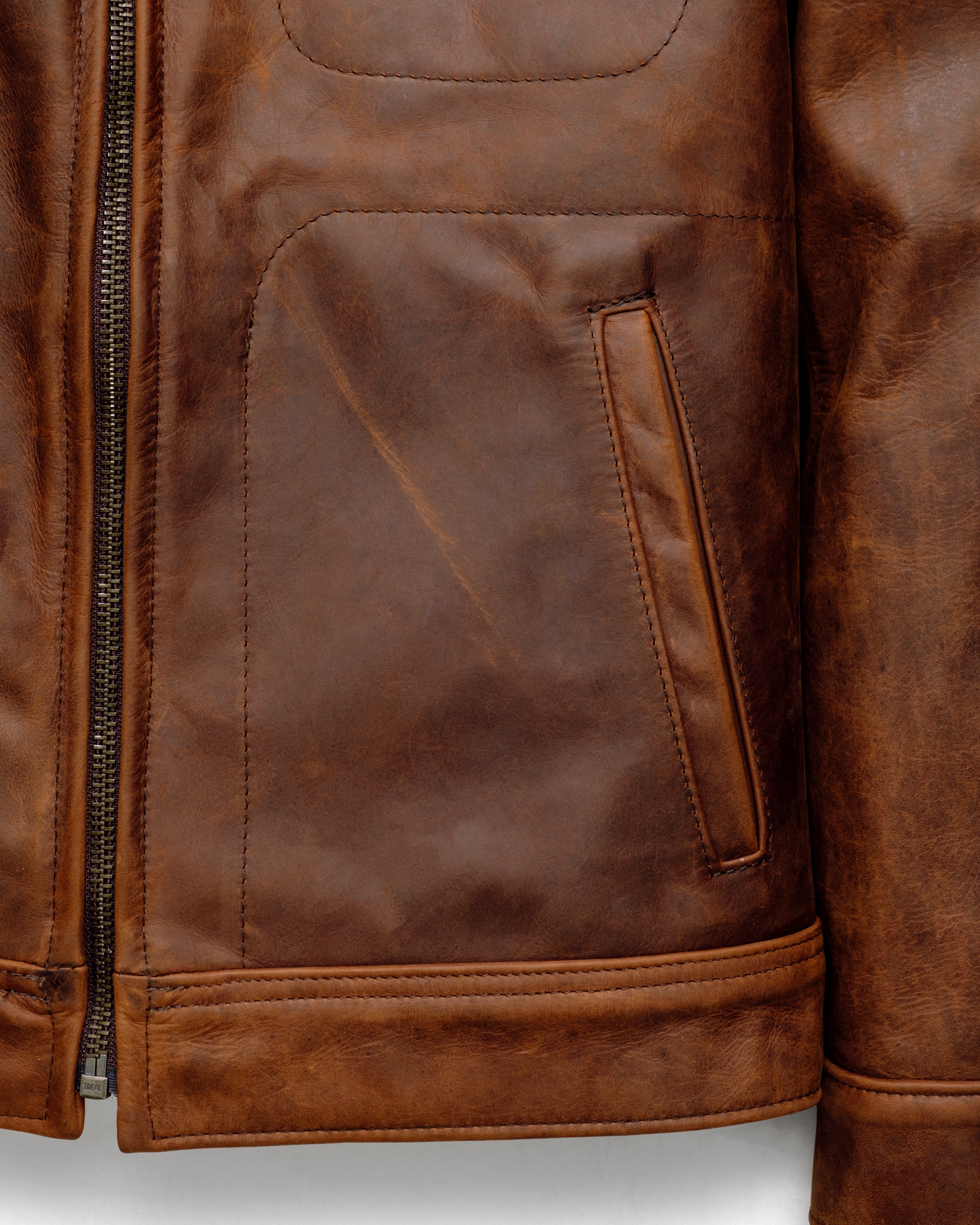 582 | Lightweight Unlined Cowhide Trucker Jacket – Schott N.Y.C.