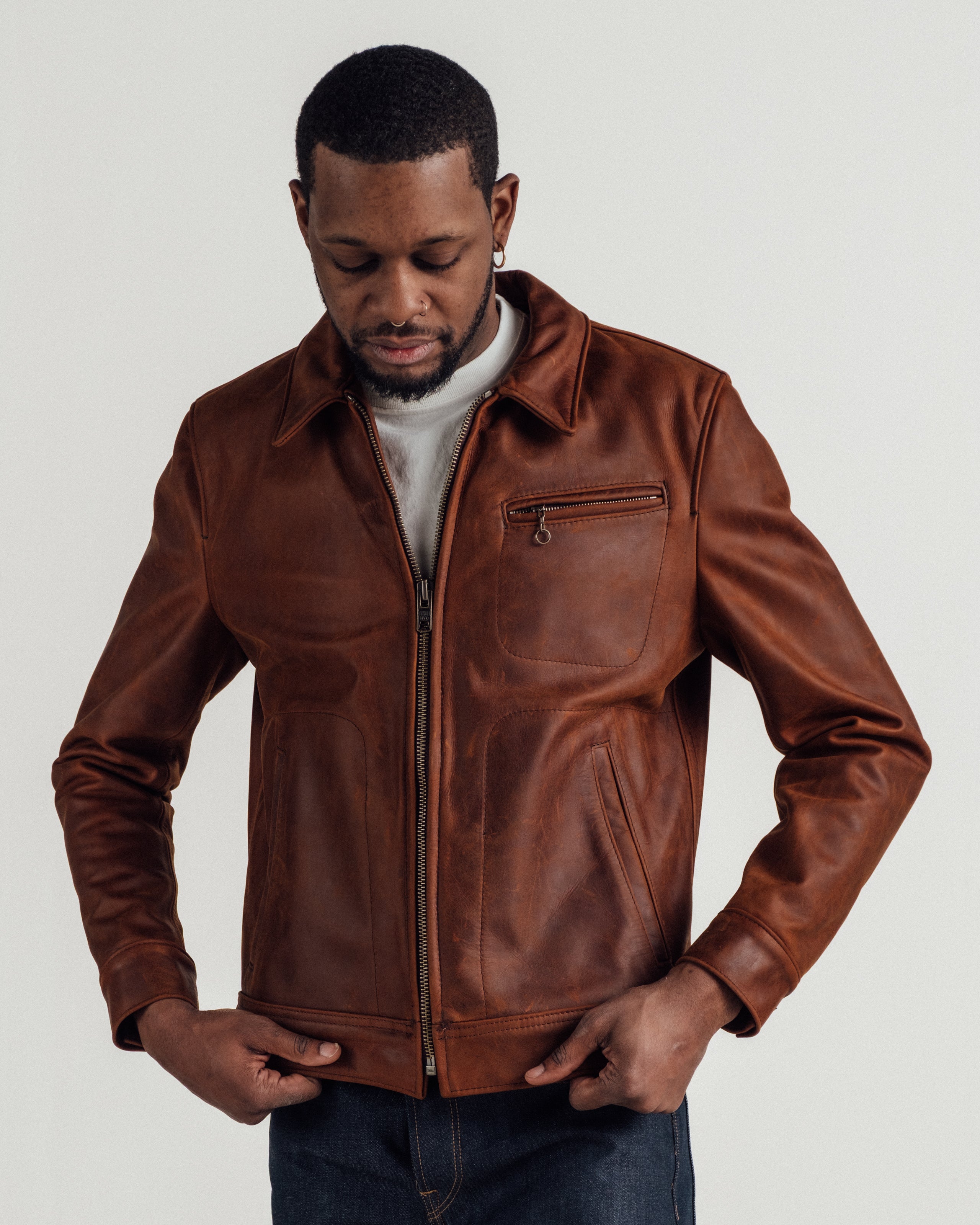 Schott レザージャケット642VSサイズ40レッドブラウン 582 | Lightweight Unlined Cowhide Trucker Jacket – Schott N.Y.C.