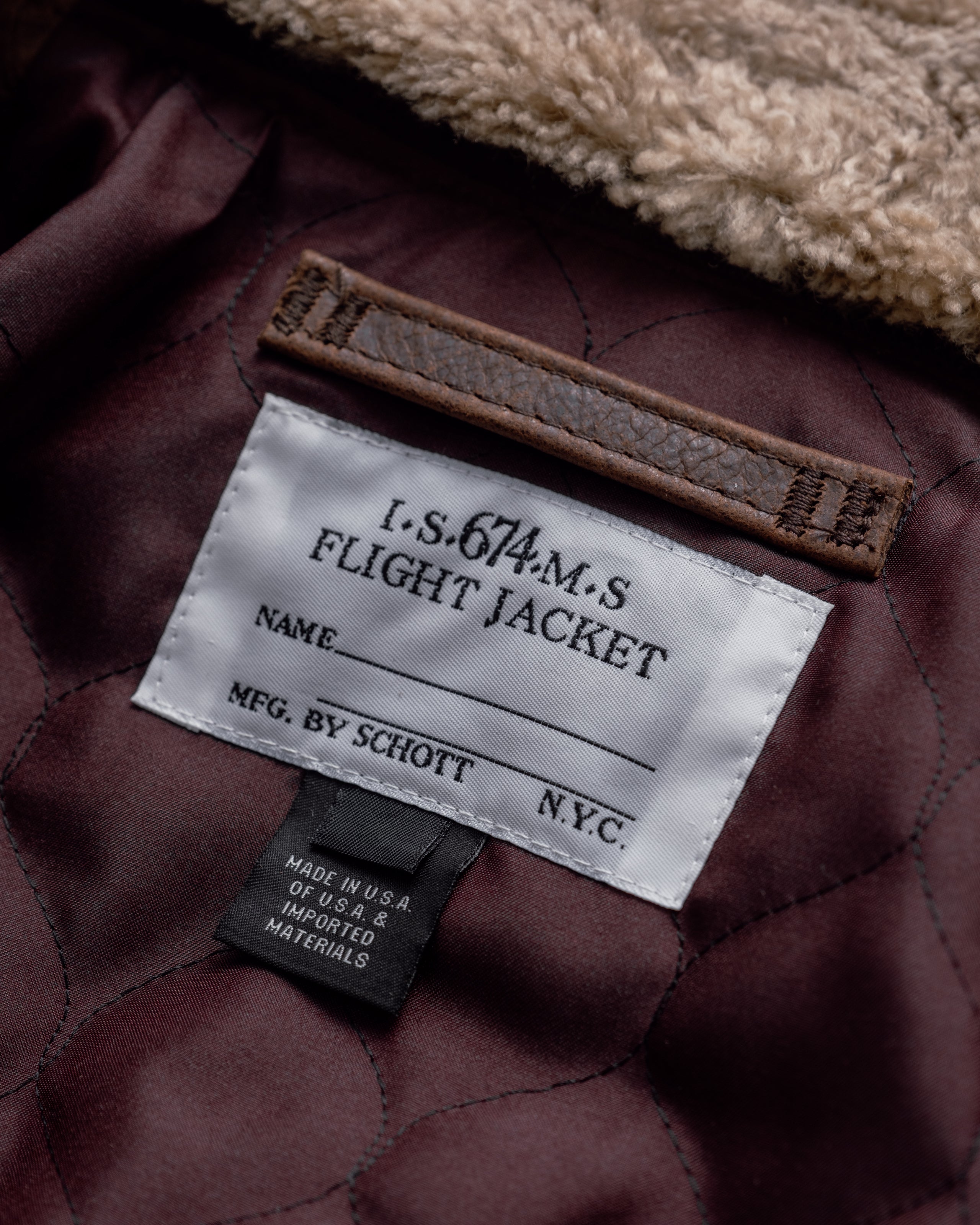 594 | Naked Buffalo Bomber Jacket – Schott N.Y.C.