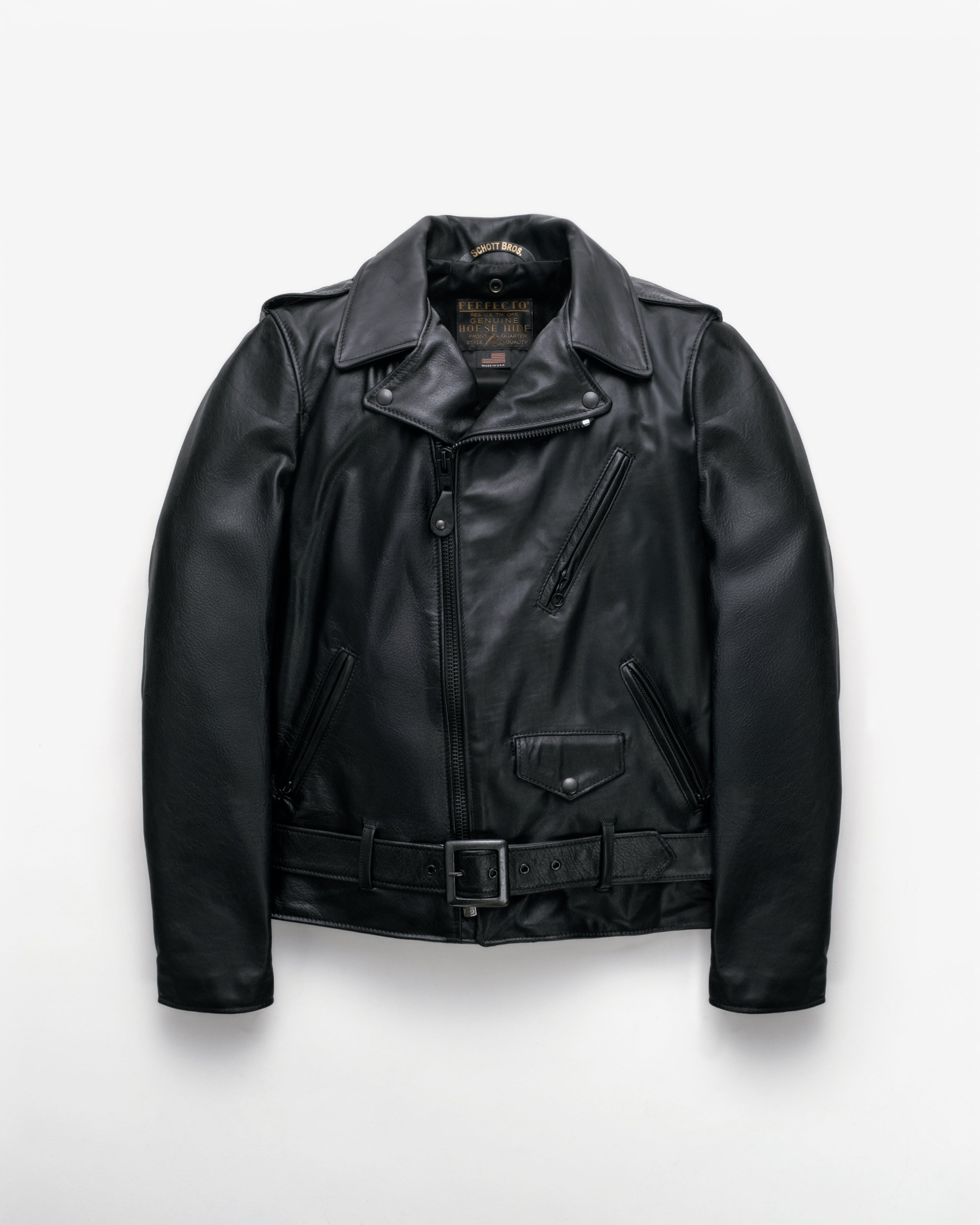 613SH | Slim Horsehide 'One Star' Perfecto® Motorcycle Jacket