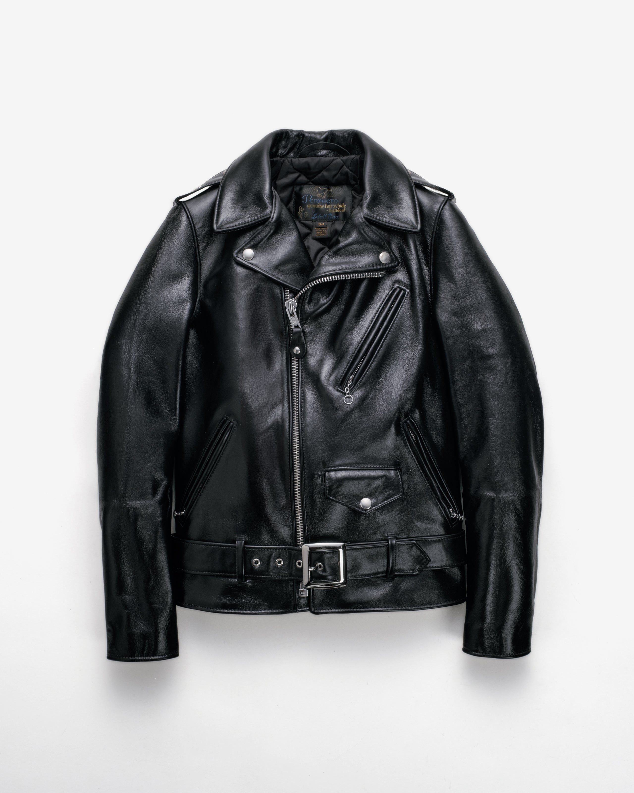 613SH | Slim Horsehide 'One Star' Perfecto® Motorcycle Jacket