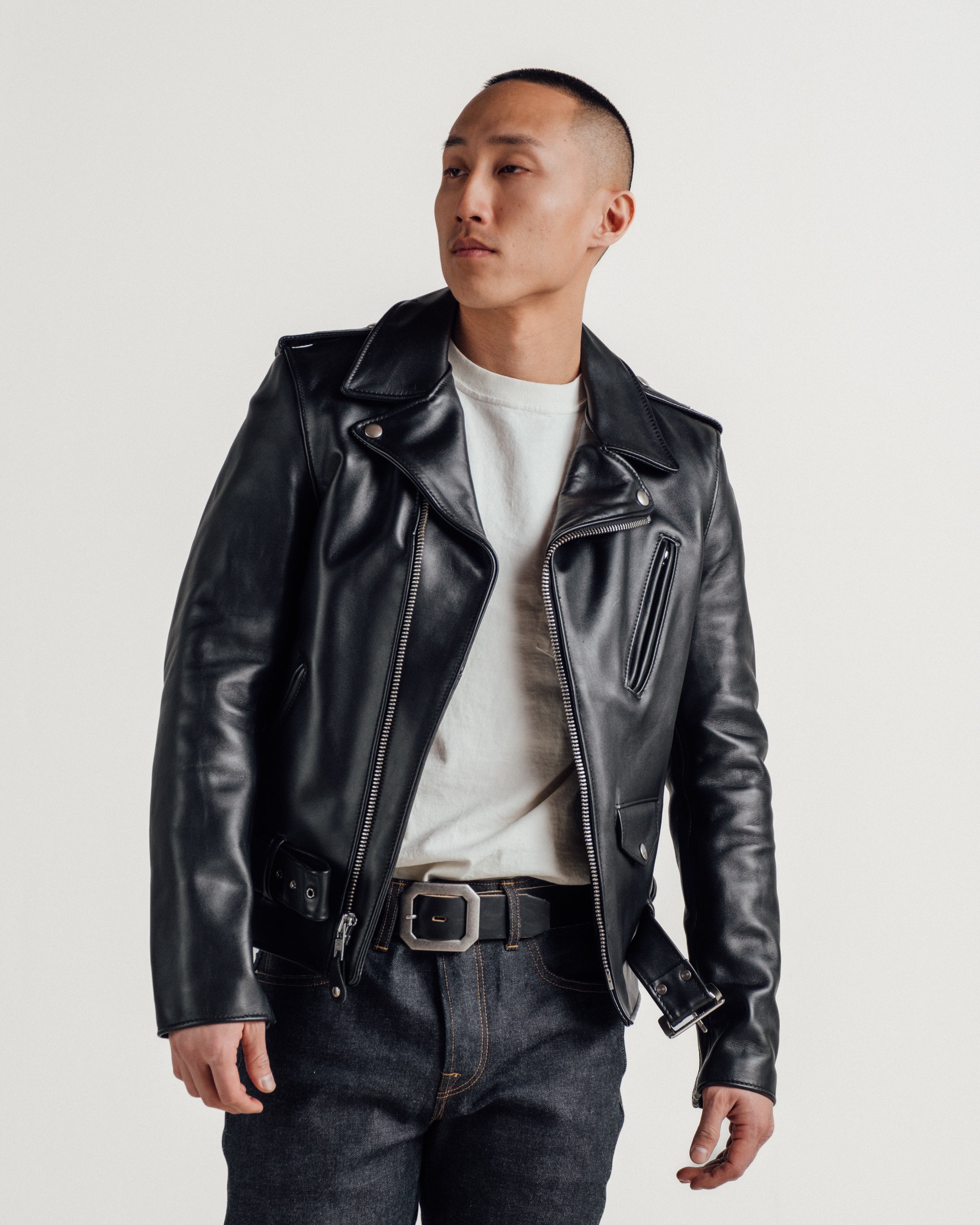 613S | Slim 'One Star' Perfecto® Motorcycle Jacket – Schott N.Y.C.