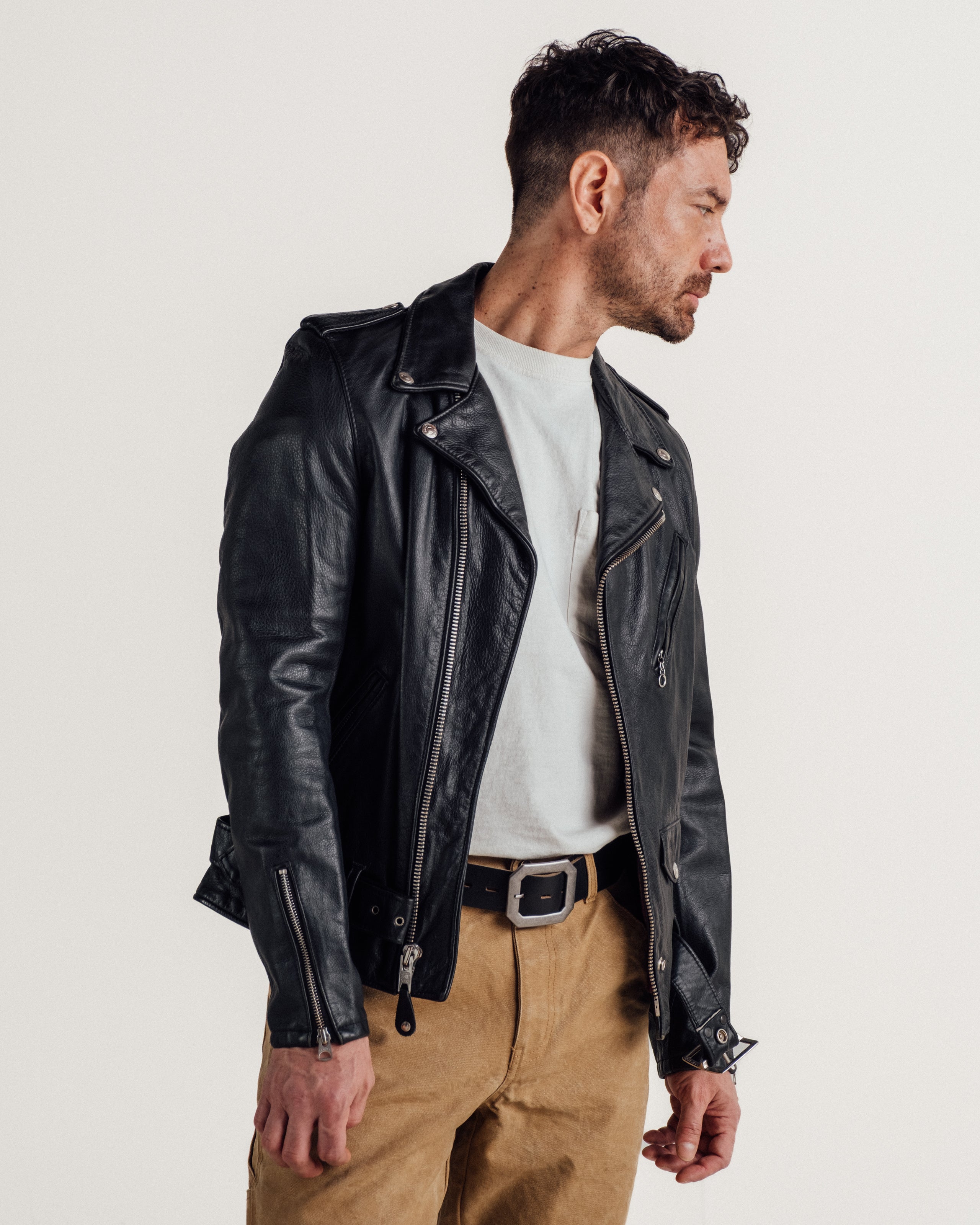 626VN | Vintaged Lightweight Fitted Cowhide Leather Motorcycle 626VN | Vintaged Lightweight Fitted Cowhide Leather Motorcycle