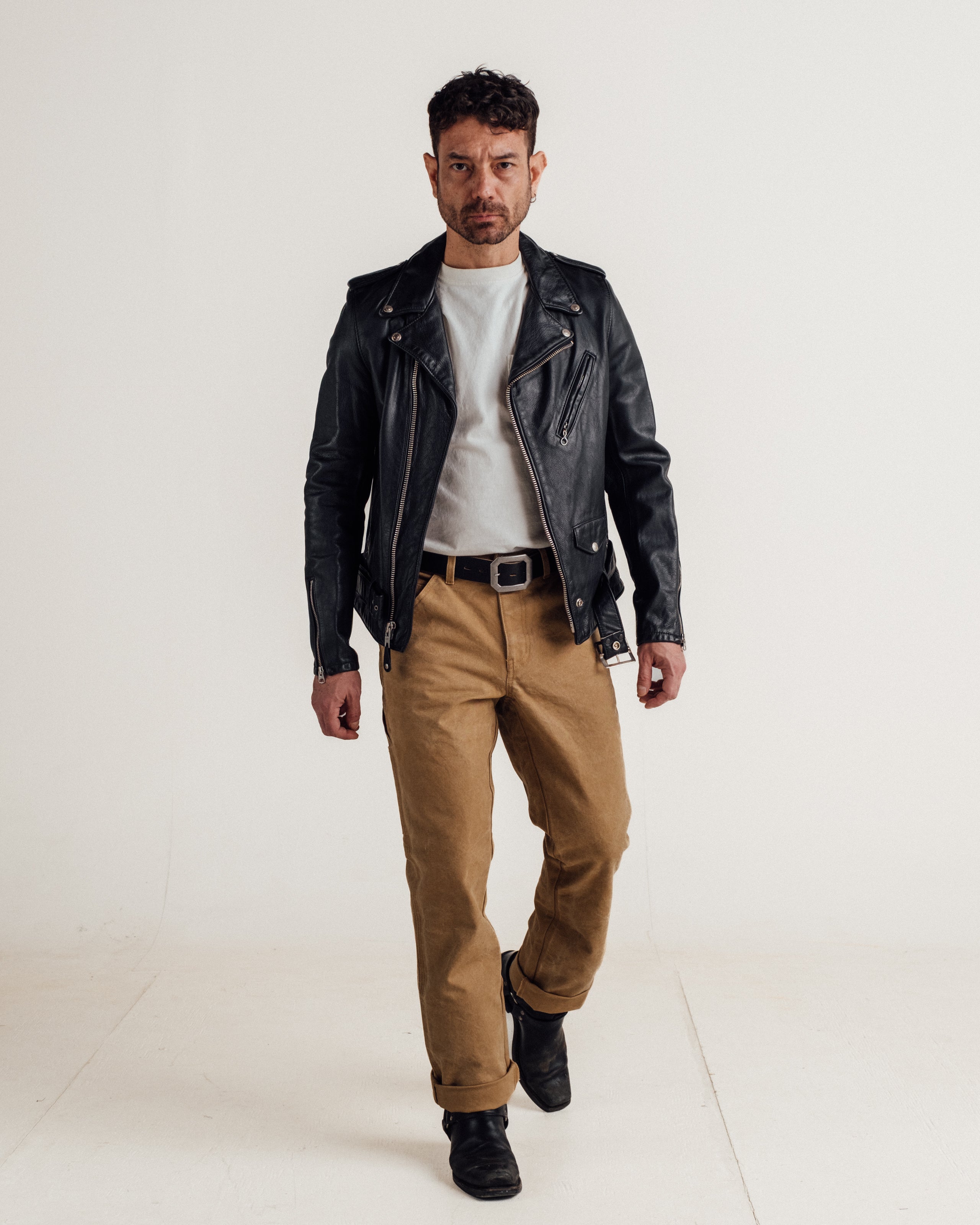 626VN | Vintaged Lightweight Fitted Cowhide Leather Motorcycle