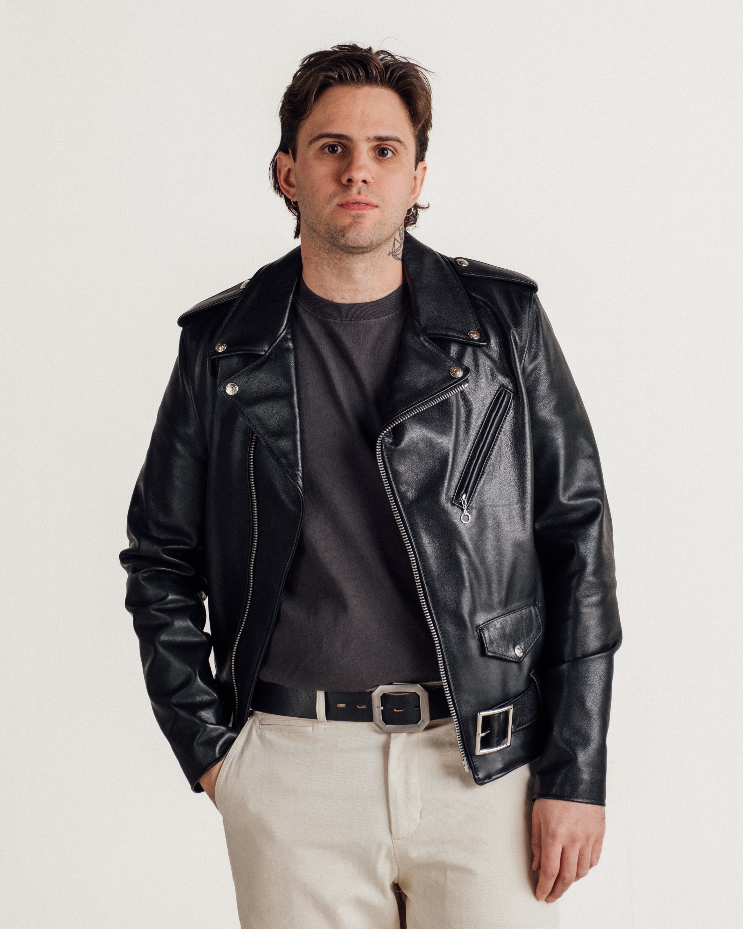 626 | Lightweight Fitted Perfecto® Motorcycle Jacket – Schott N.Y.C.