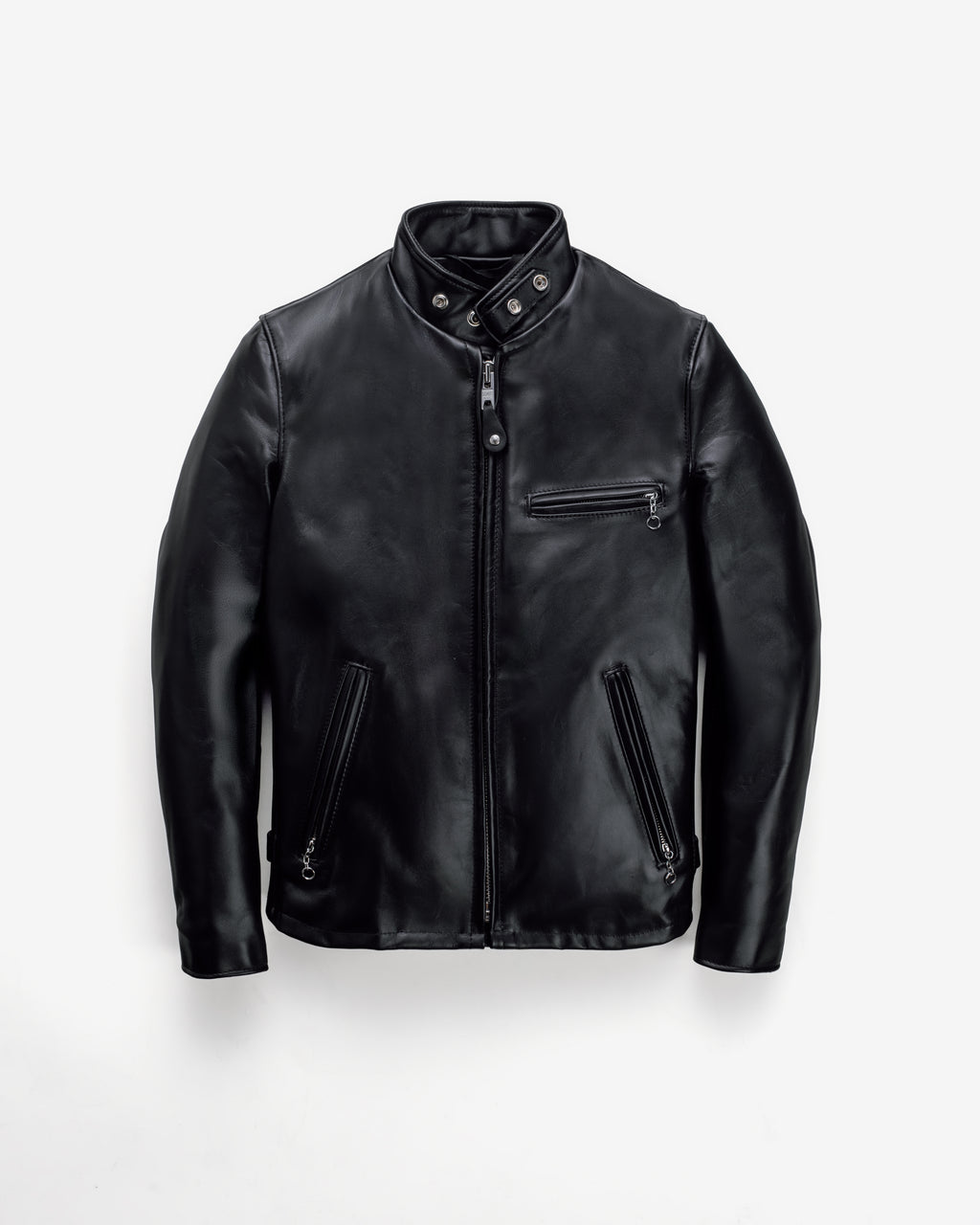 Smithers Riding Jacket 641 | Classic Steerhide Cafe Racer Motorcycle Jacket – Schott N.Y.C.