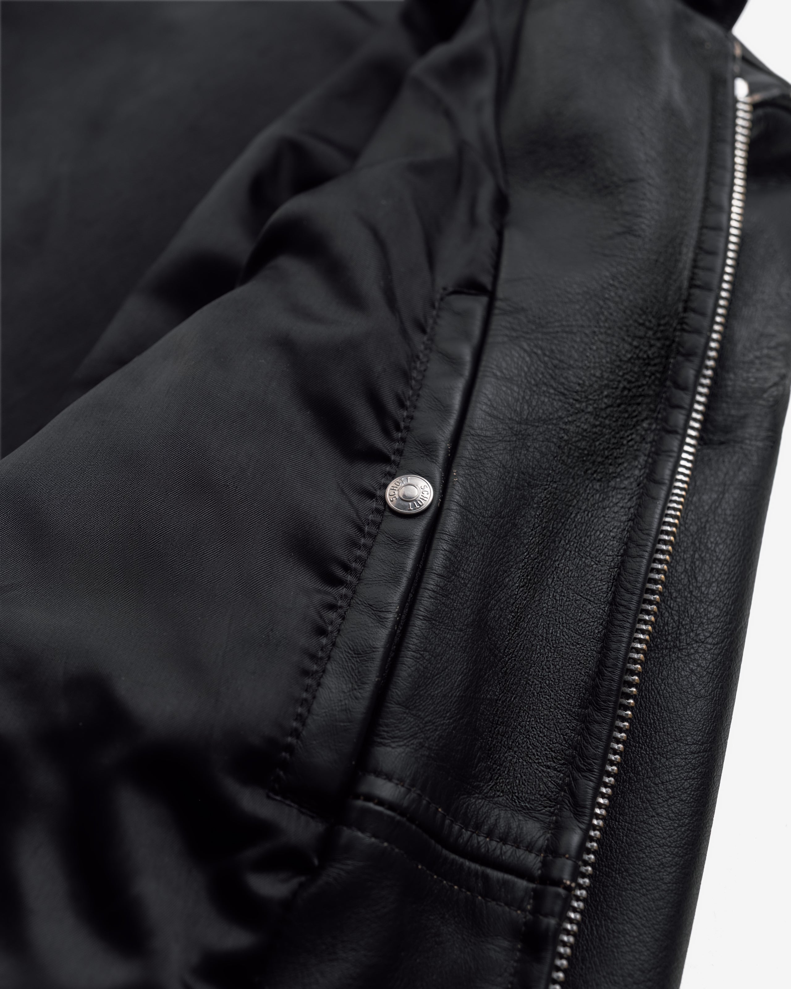 654VN - Vintaged Cowhide Café Racer Leather Jacket – Schott N.Y.C.