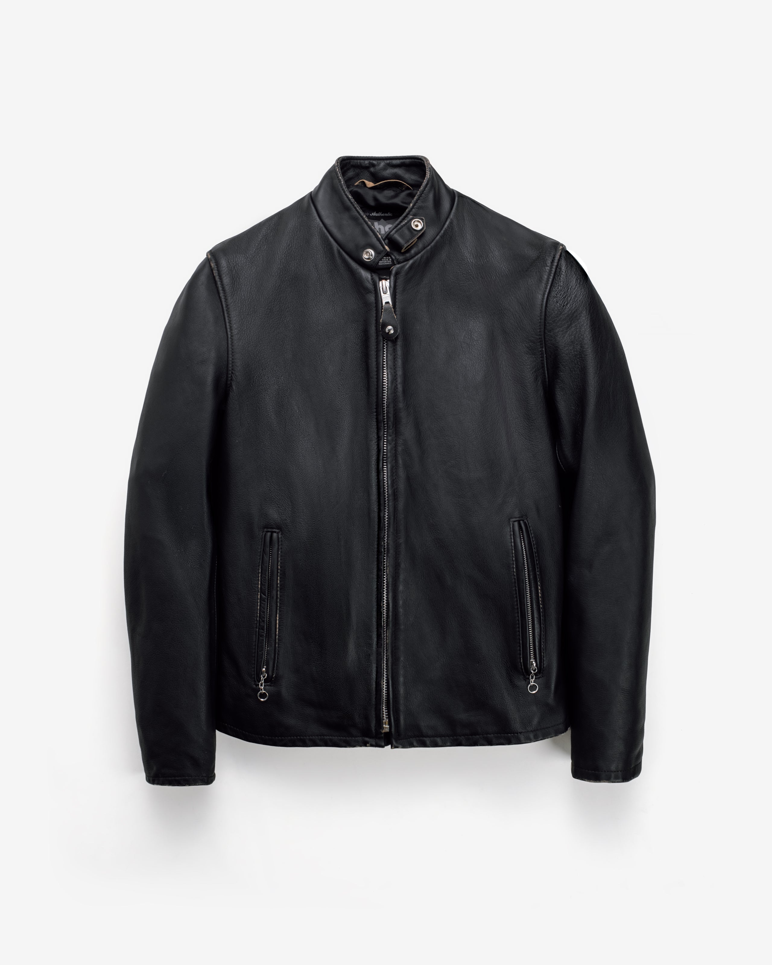 654VN - Vintaged Cowhide Café Racer Leather Jacket – Schott N.Y.C.