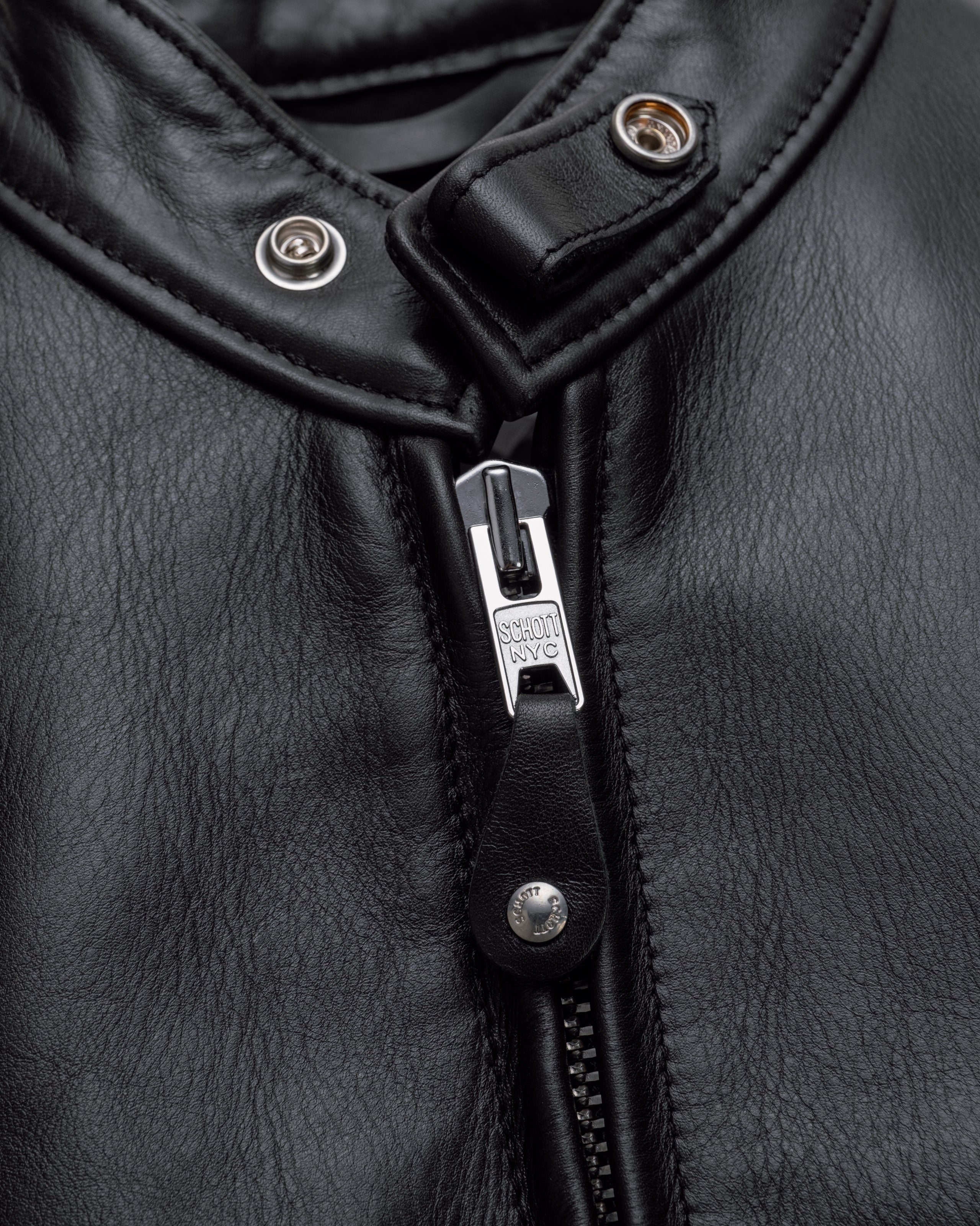 schott 654 シングルライダース 654 - Cowhide Casual Racer Leather Jacket – Schott N.Y.C.