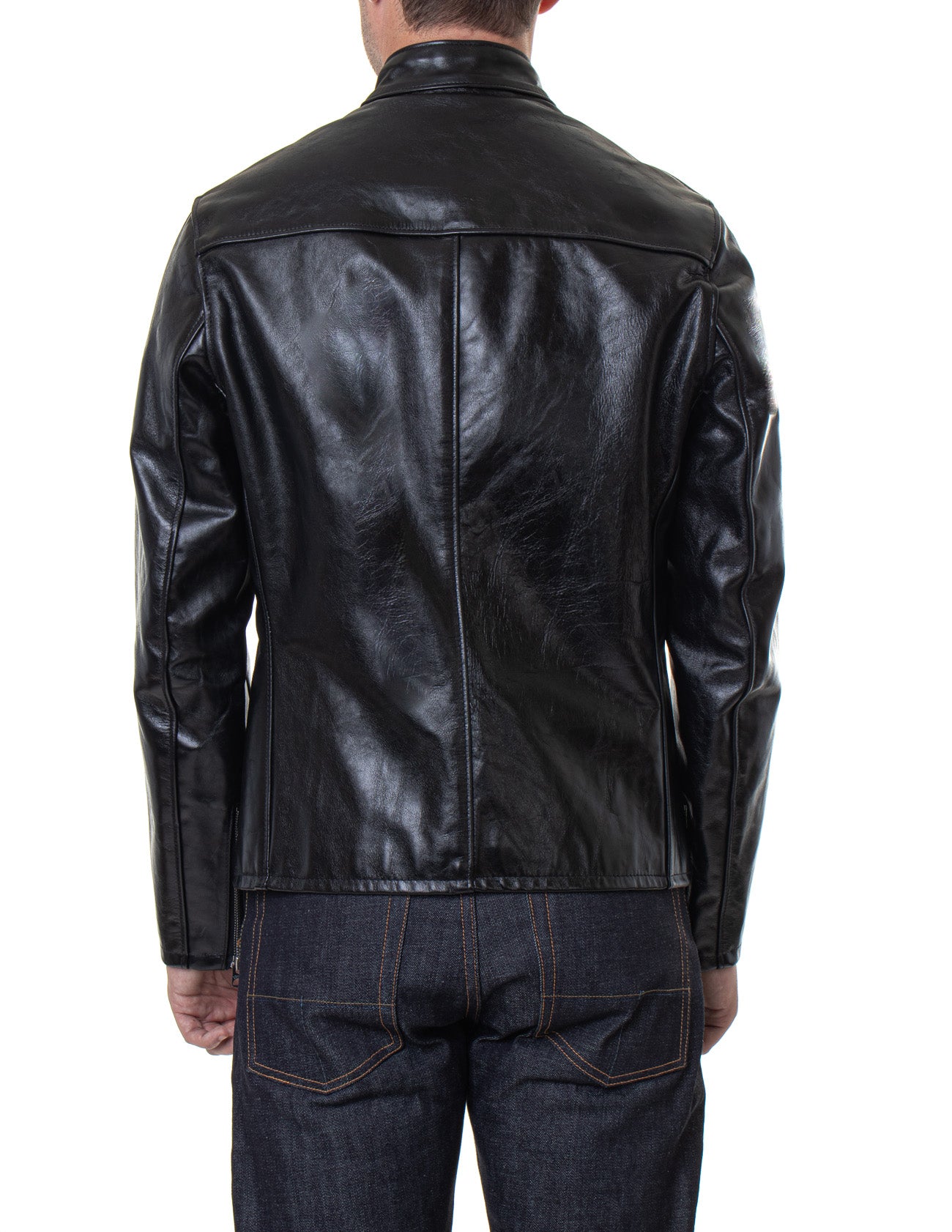 schott 654 シングルライダース 654 - Cowhide Casual Racer Leather Jacket – Schott N.Y.C.