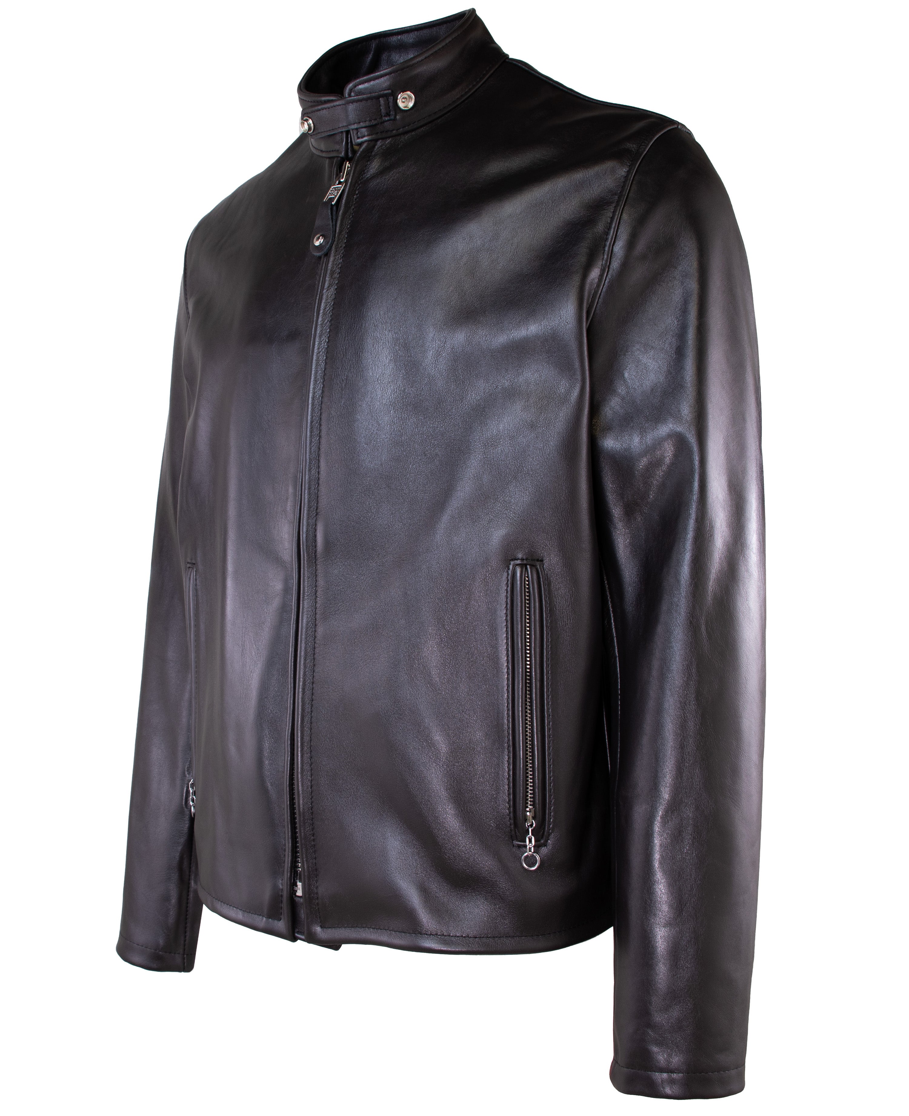 schott 654 シングルライダース 654 - Cowhide Casual Racer Leather Jacket – Schott N.Y.C.