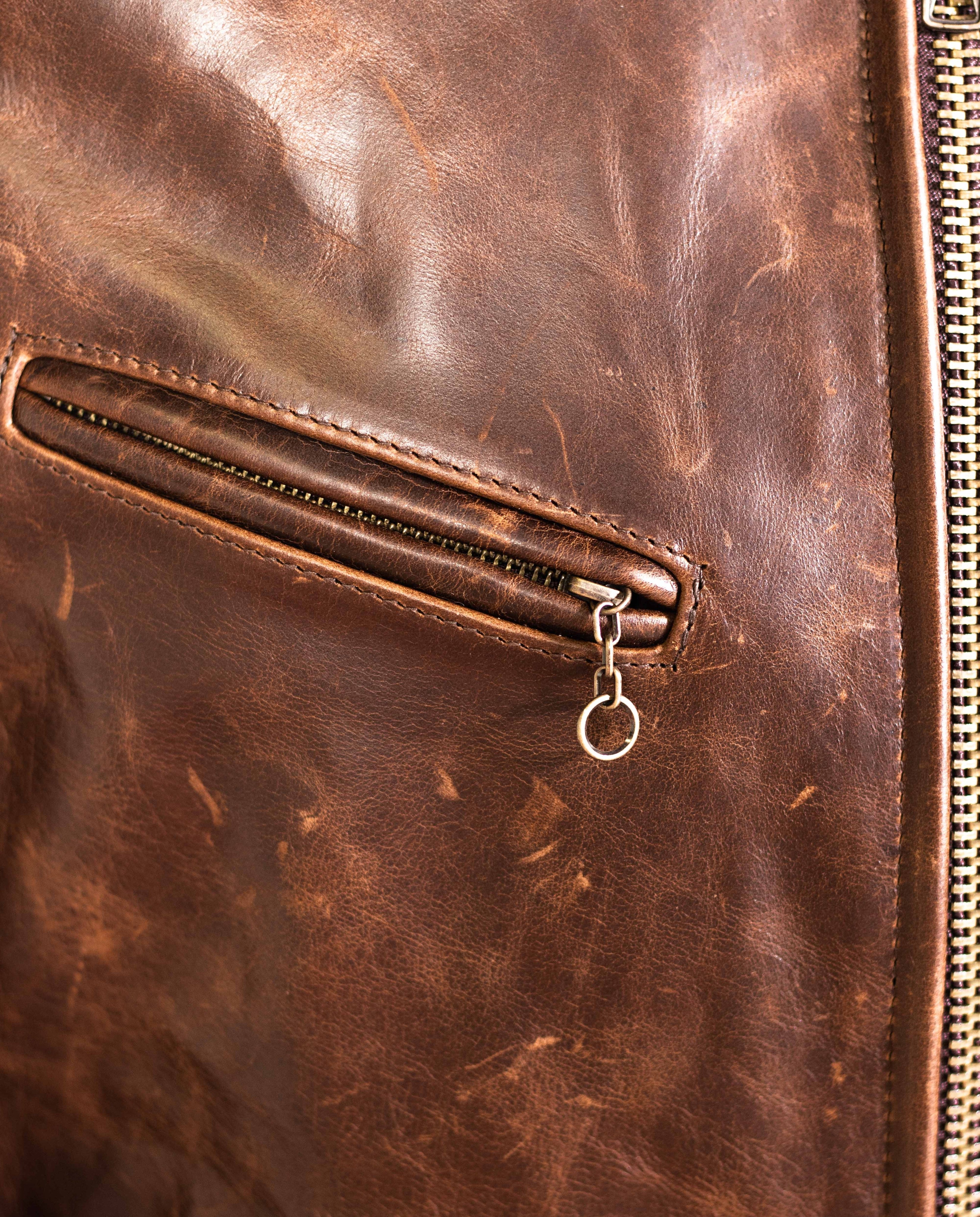 673 - Men's Cowhide Retro Moto Style Jacket – Schott N.Y.C.
