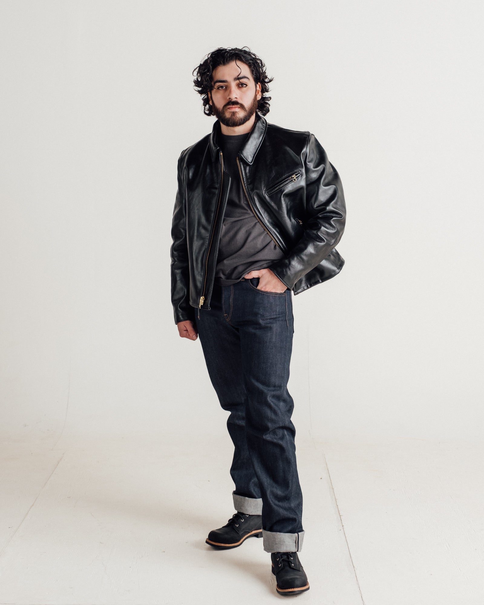 689H | Classic Horsehide Motorcycle Jacket – Schott N.Y.C.