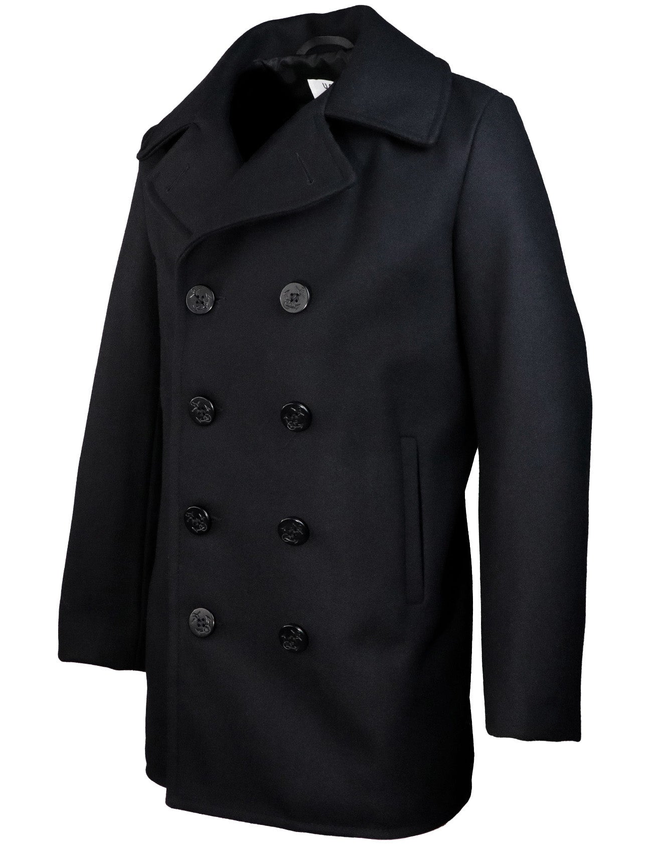 707 - Wool Blend Fitted Peacoat – Schott N.Y.C.