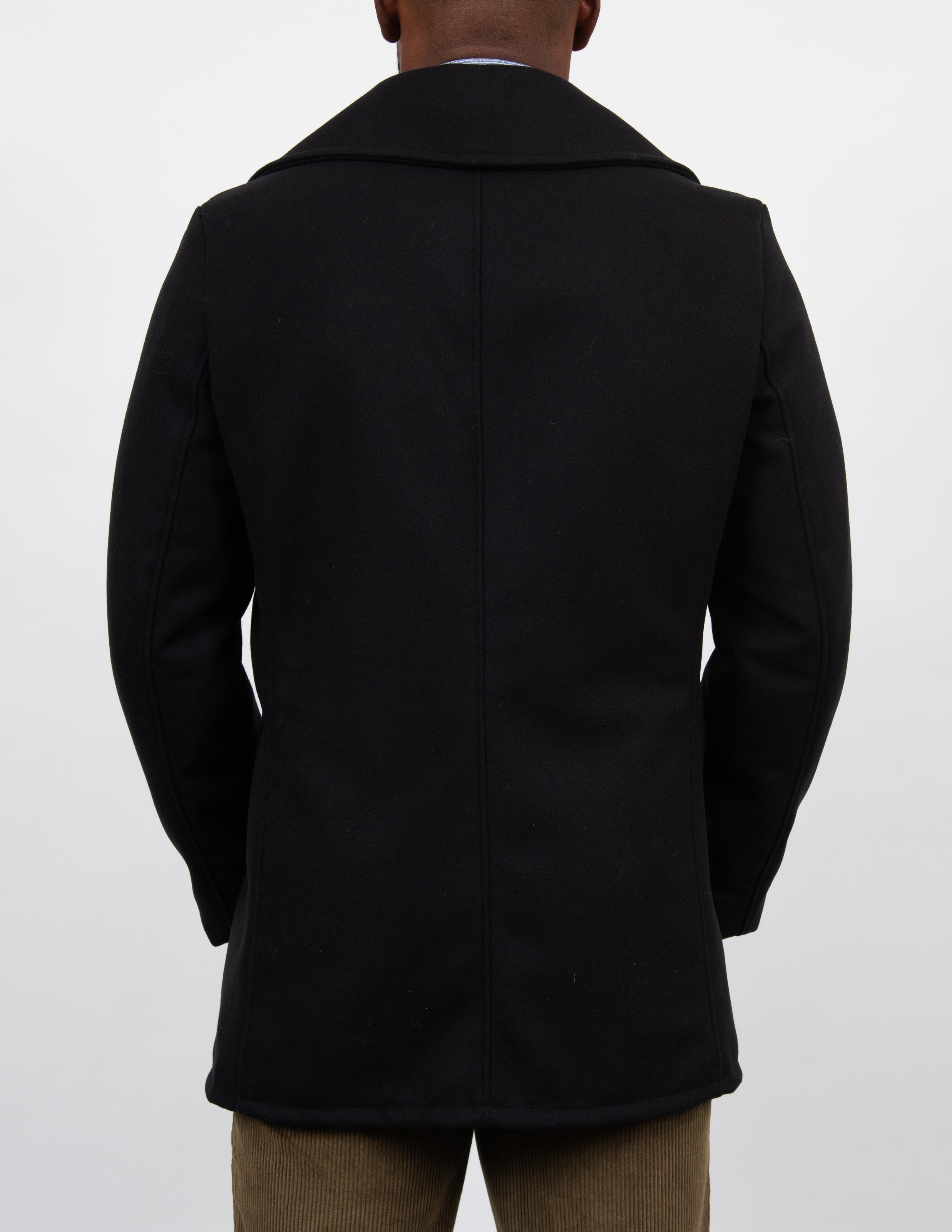707 - Wool Blend Fitted Peacoat – Schott N.Y.C.