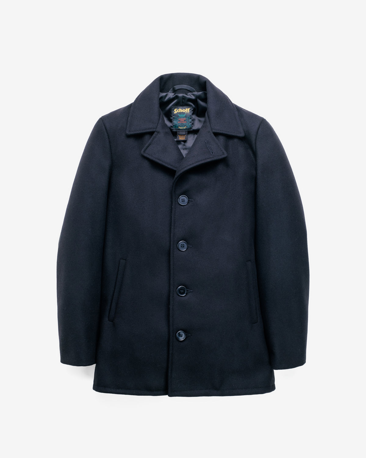 709 - Single Breasted Car Coat – Schott N.Y.C
