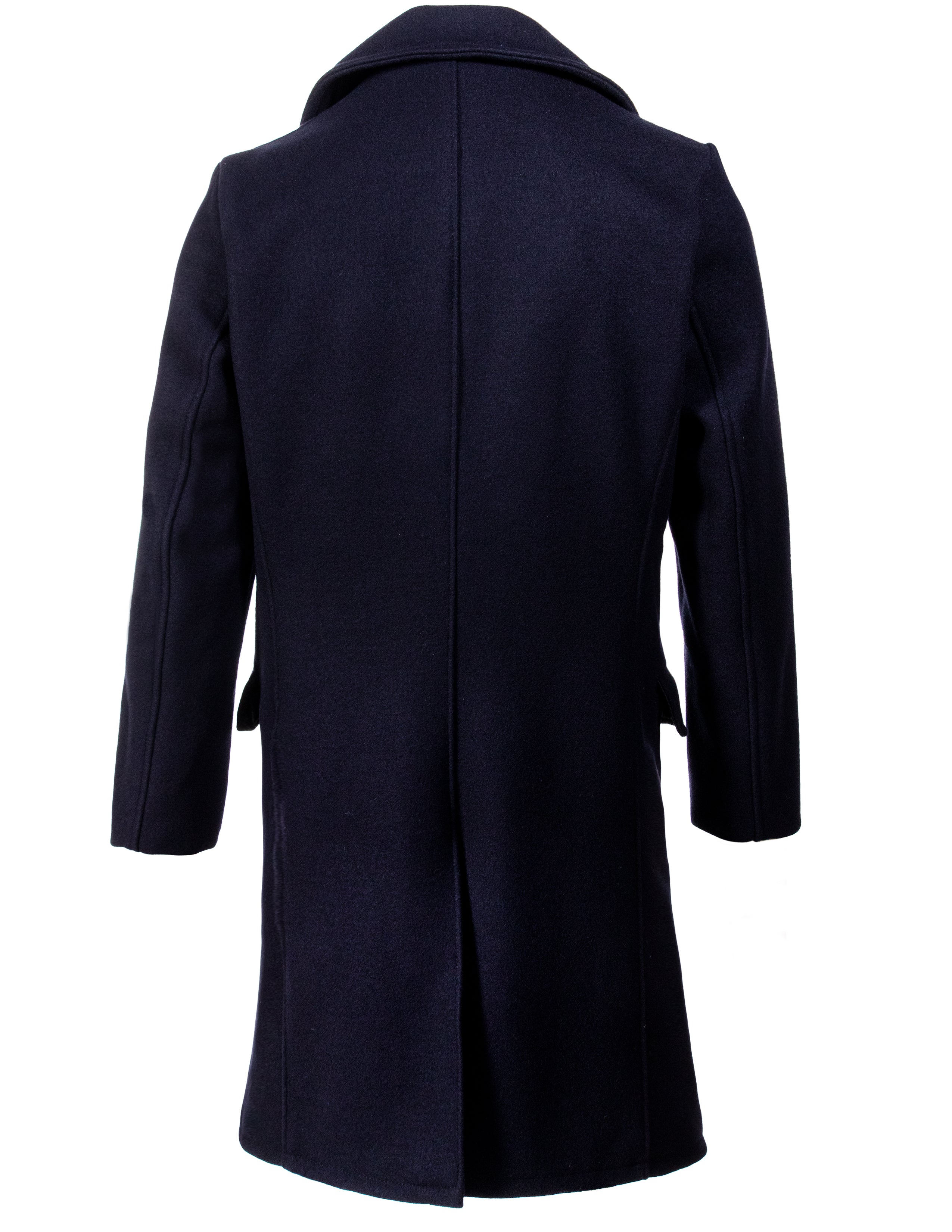 714US - Men's Wool Knee Length Peacoat – Schott N.Y.C.