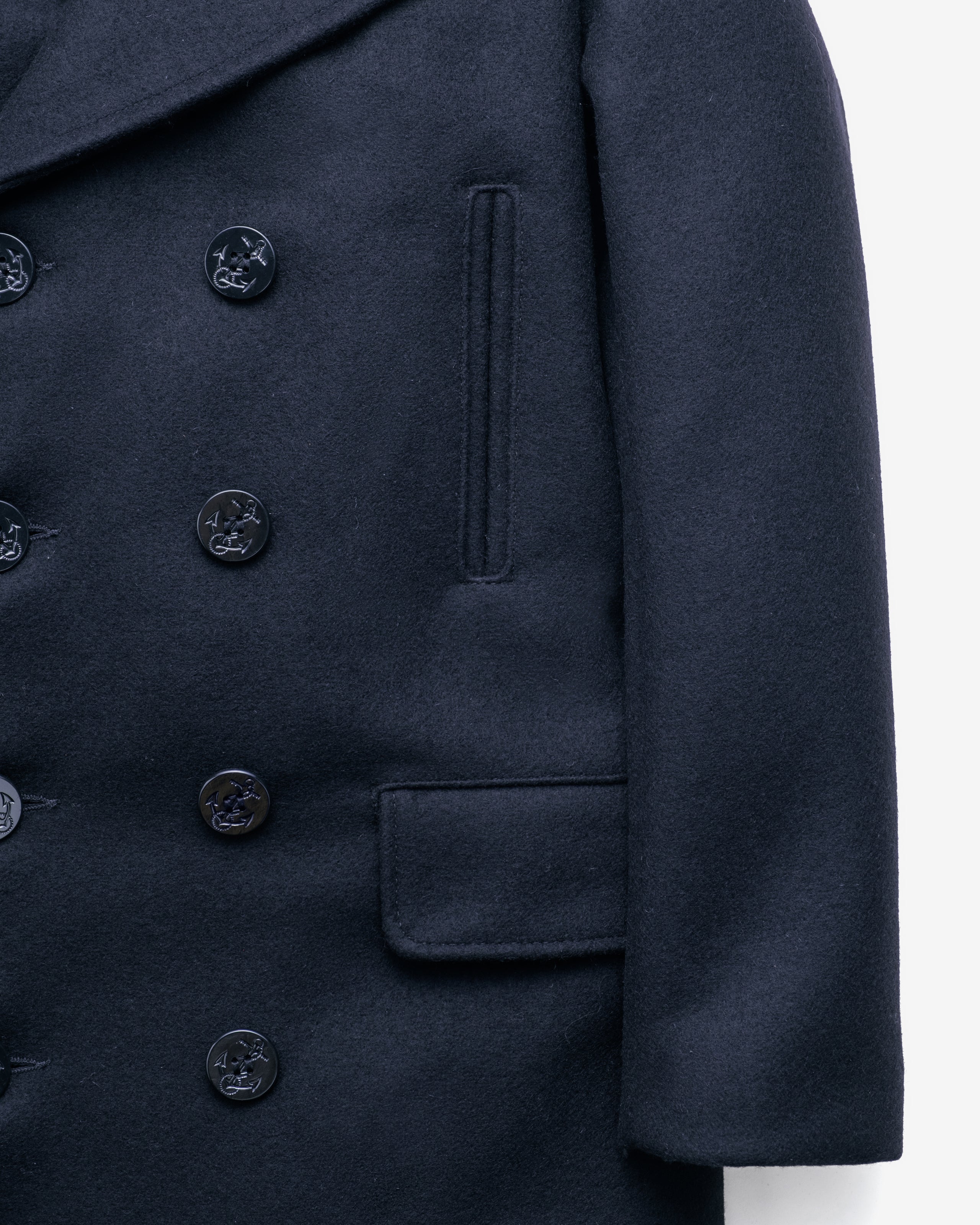 714US - Men's Wool Knee Length Peacoat – Schott N.Y.C.