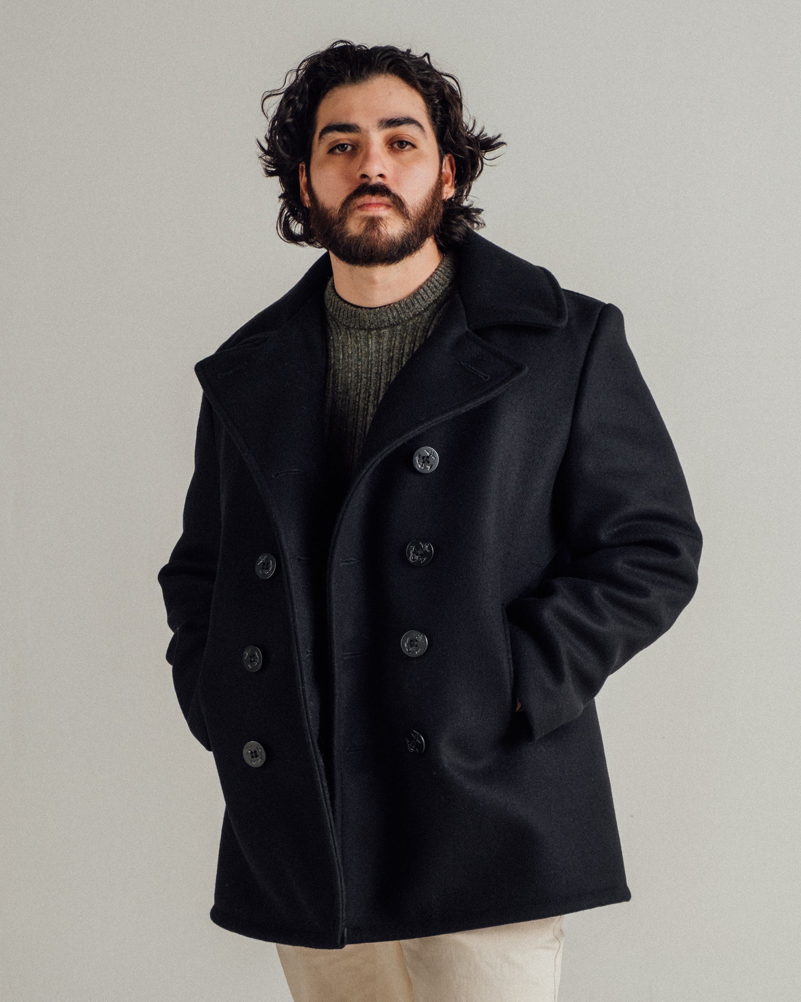 740 | The Original US Navy Peacoat – Schott N.Y.C.