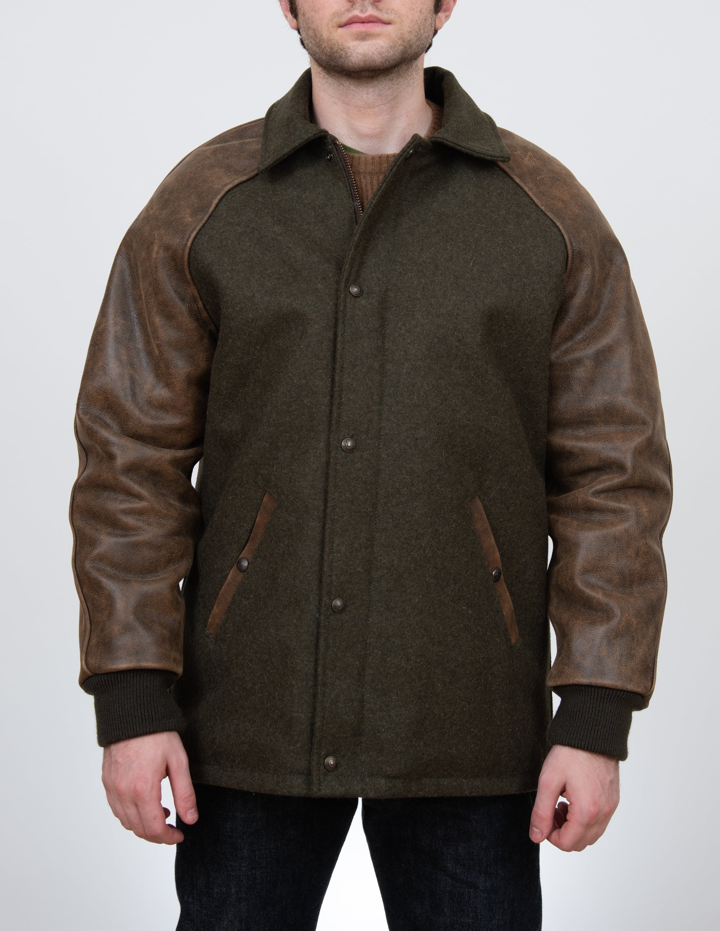 7426 - Wool Coach Jacket – Schott N.Y.C.