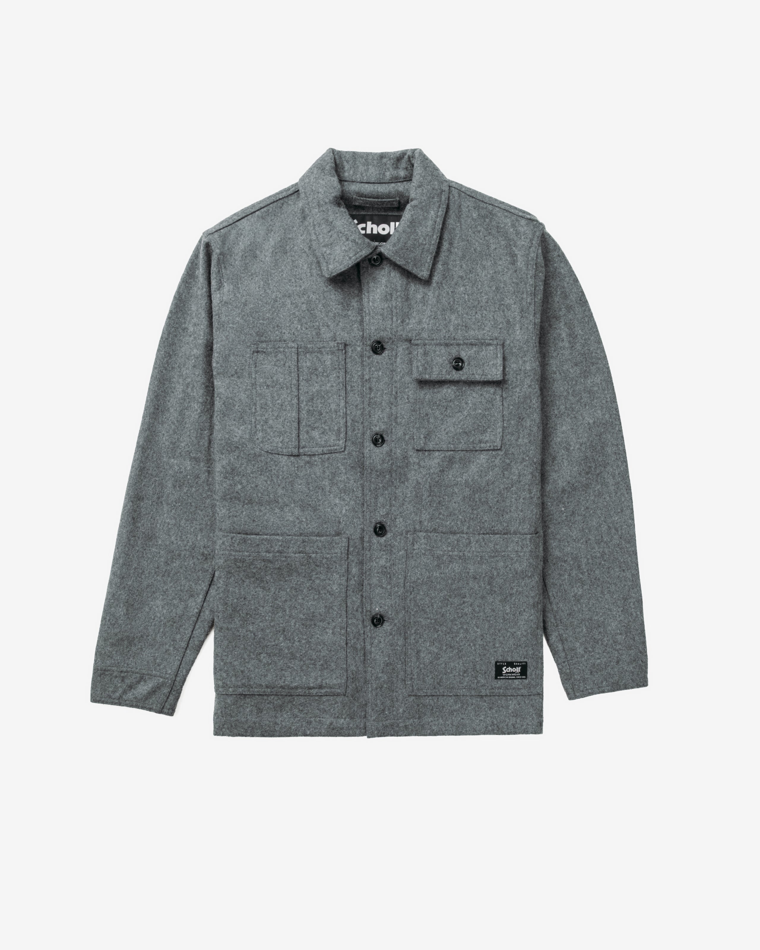 7515 - Wool Blend Chore Jacket – Schott N.Y.C.
