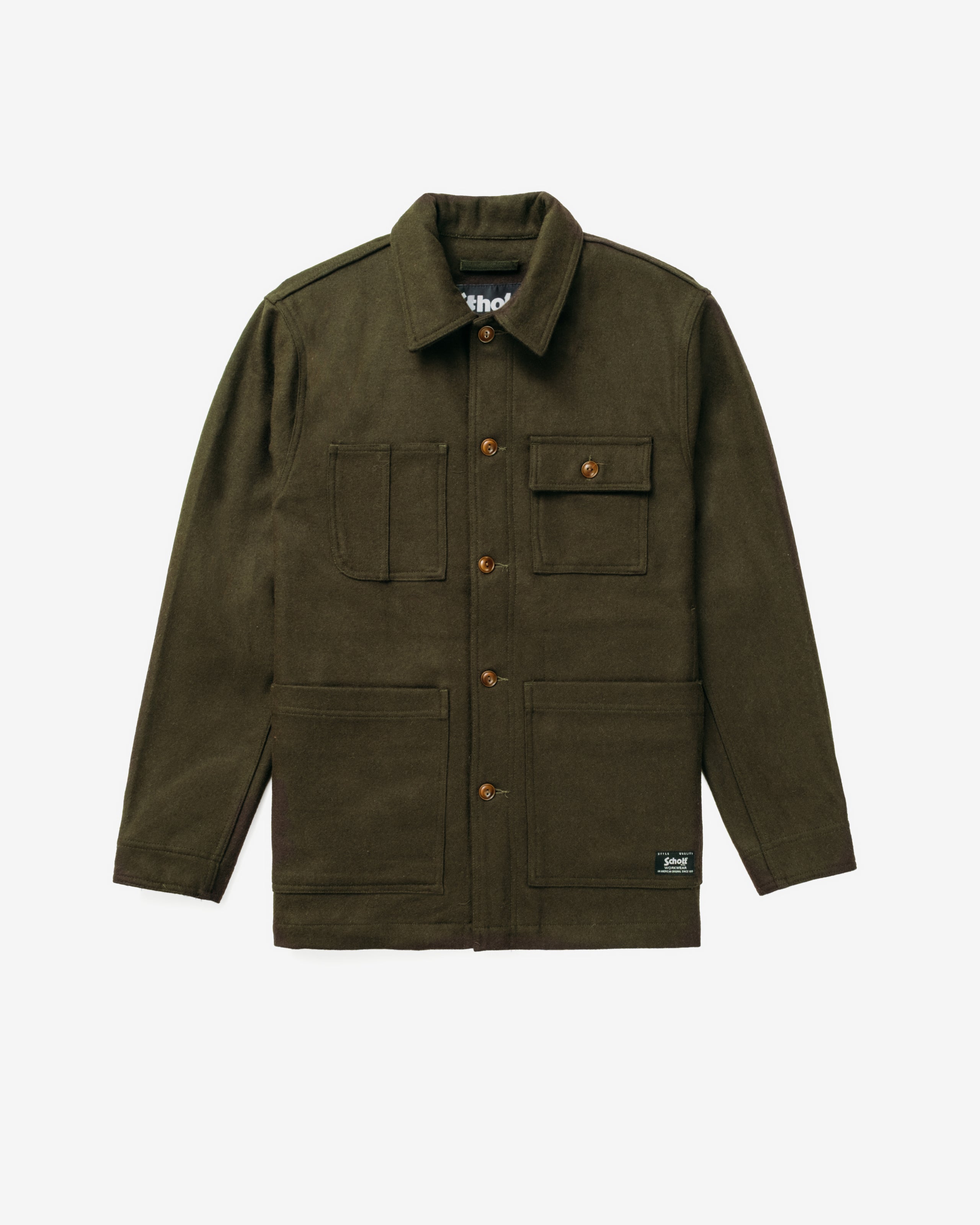 7515 - Wool Blend Chore Jacket – Schott N.Y.C.