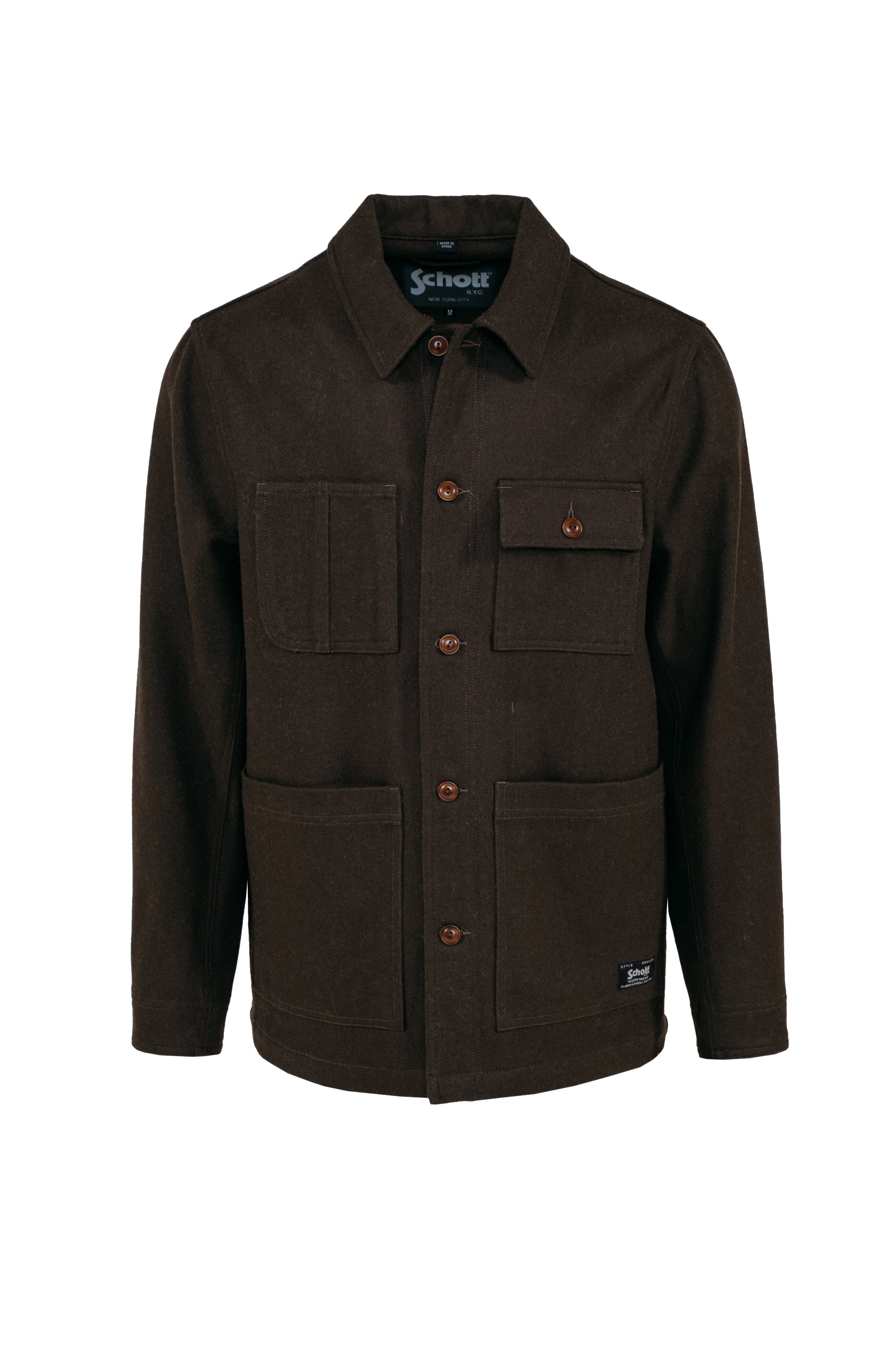 7515 - Wool Blend Chore Jacket – Schott N.Y.C.