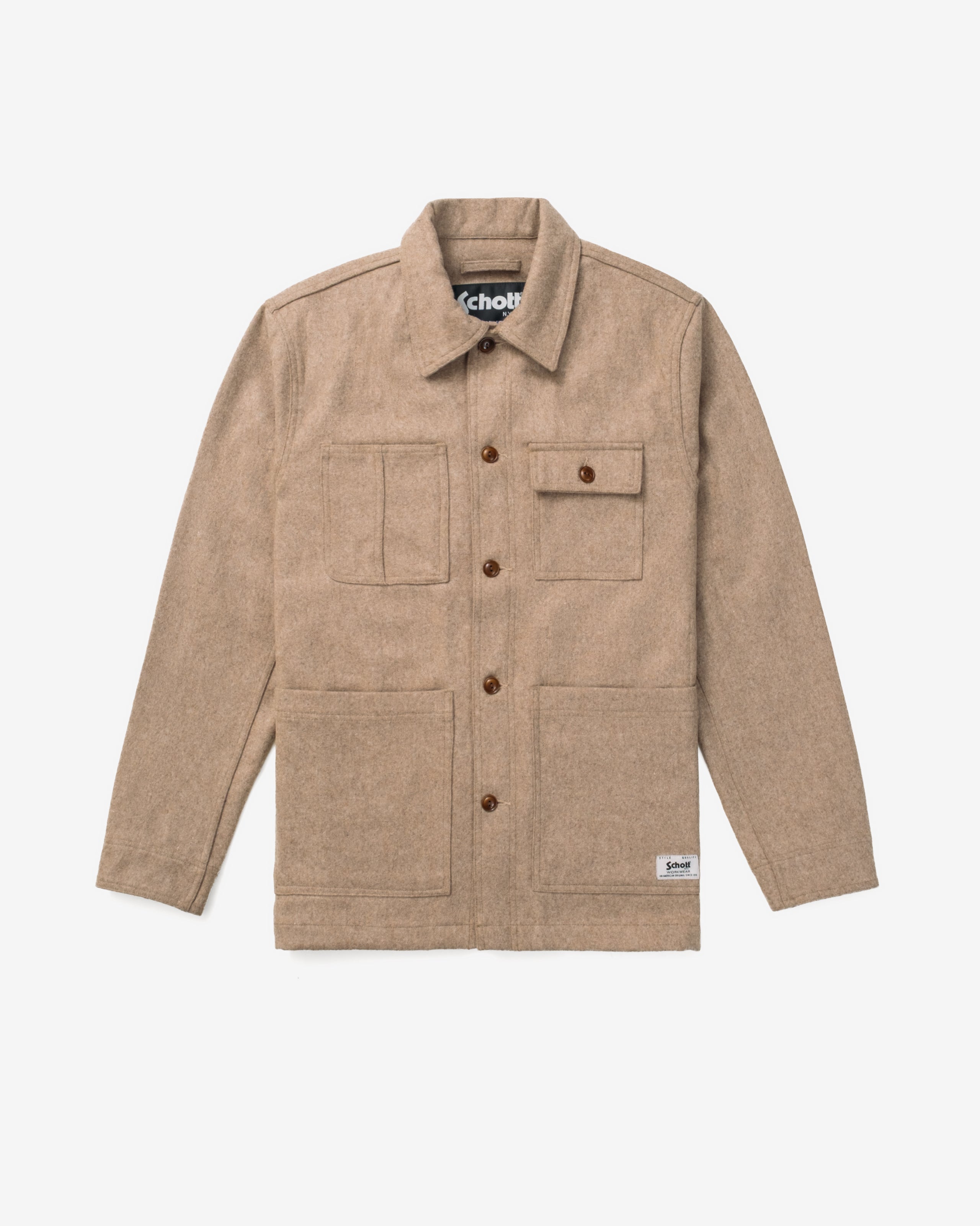 7515 - Wool Blend Chore Jacket – Schott N.Y.C.