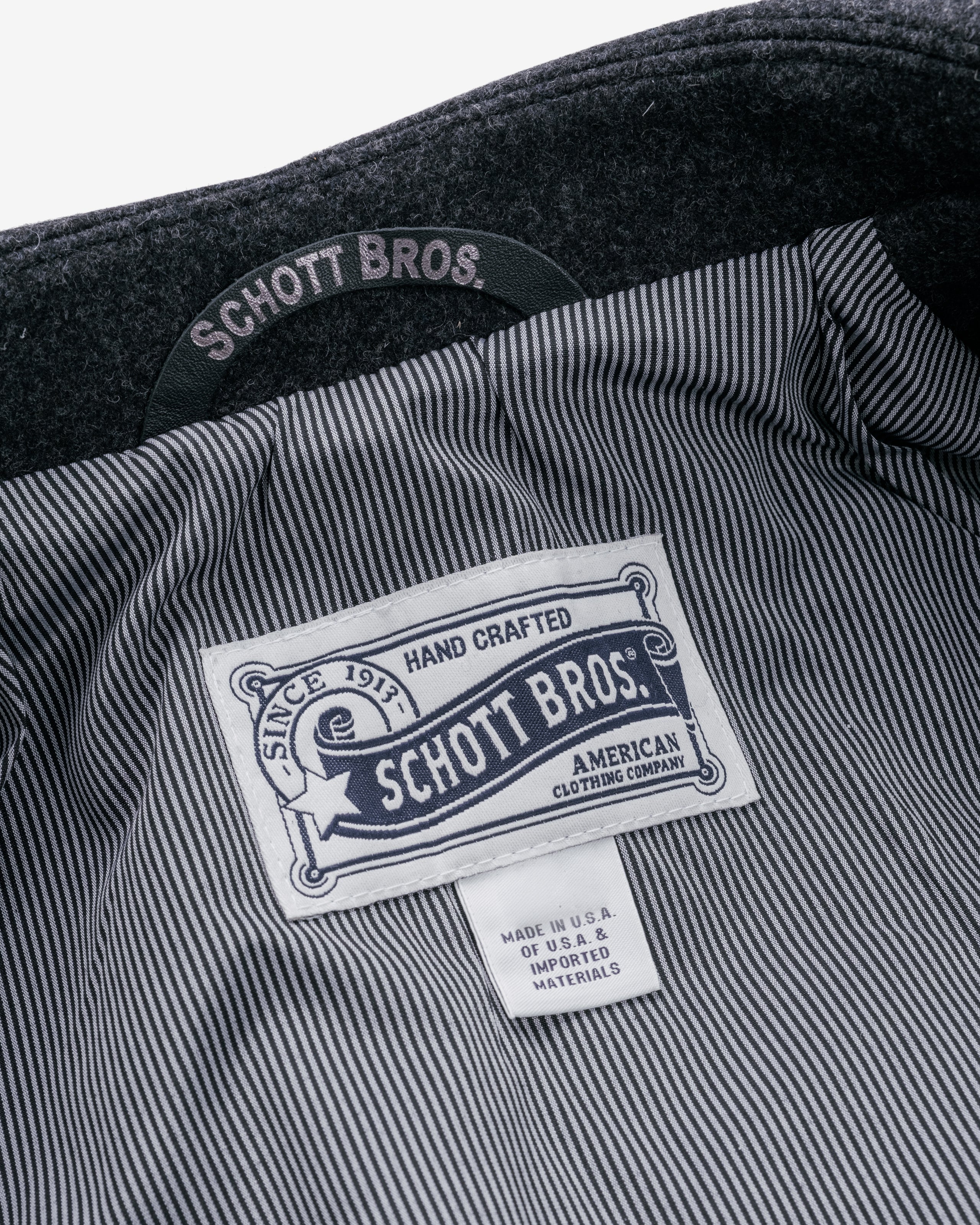 751 - Slim Fit Peacoat – Schott N.Y.C.