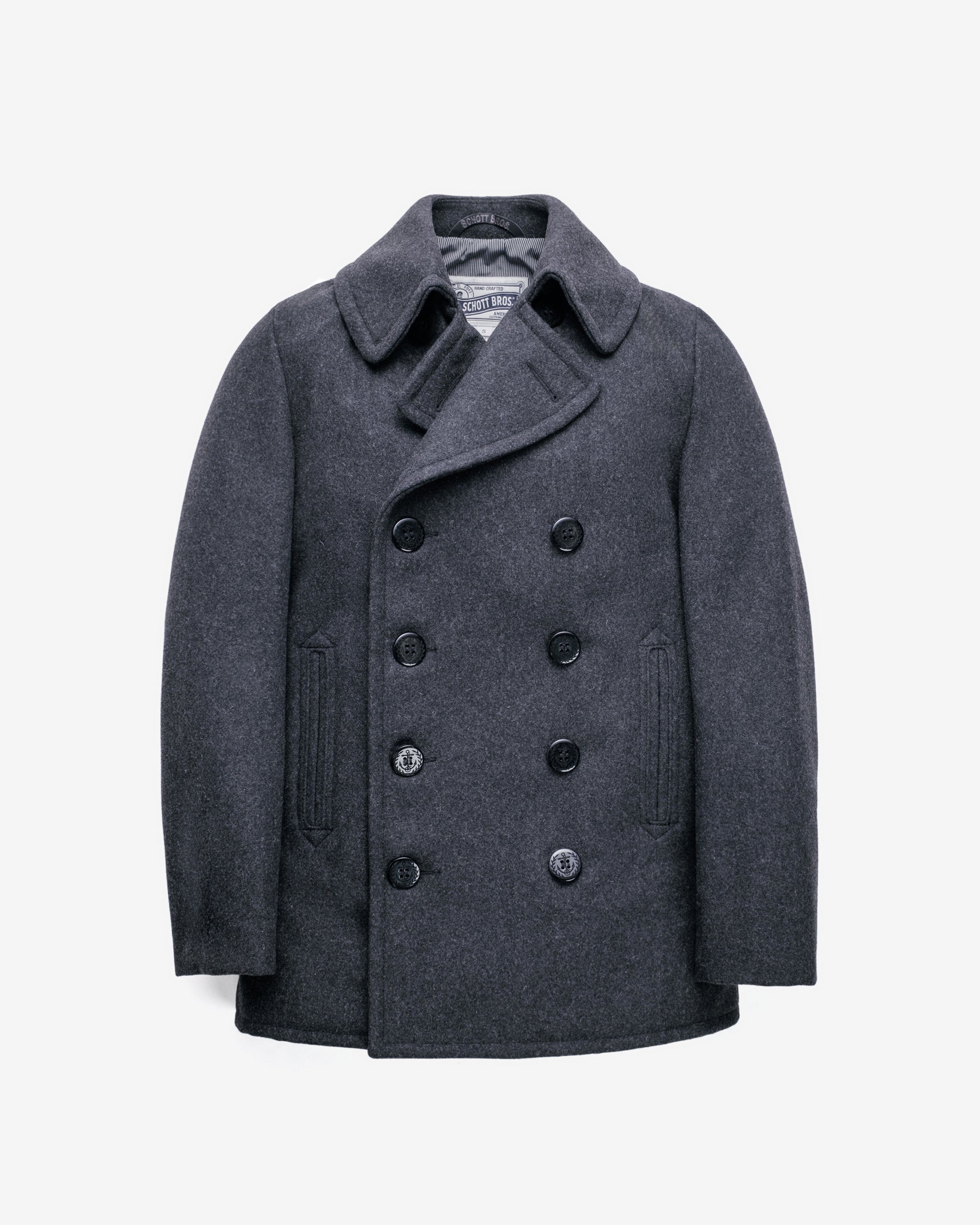 751 - Slim Fit Peacoat – Schott N.Y.C.