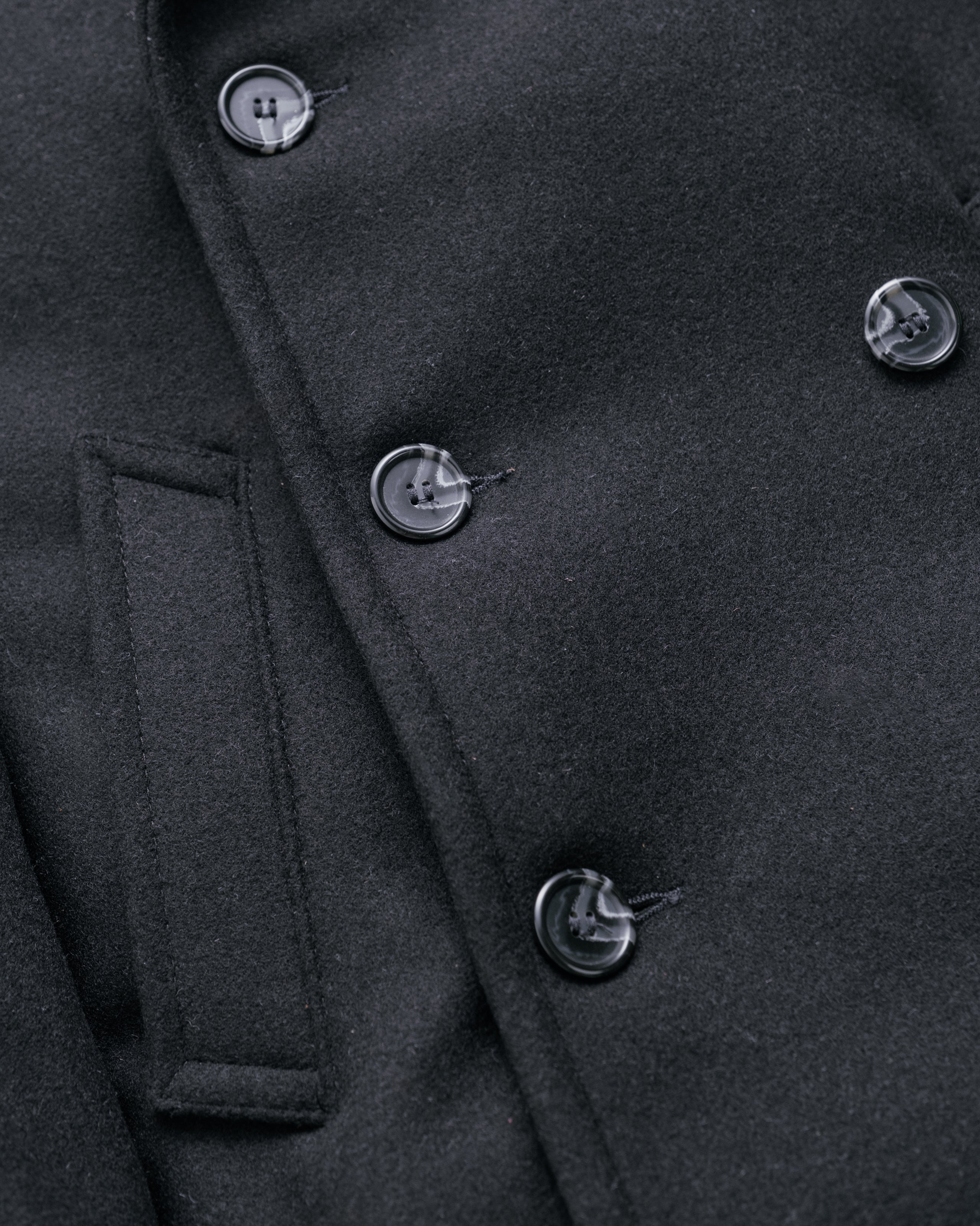 ジャケット・アウター Name. WOOL MELTON SWITCHING PEA COAT wantdo Men's Wool Melton Walking Coat Windproof Jacket Overcoat