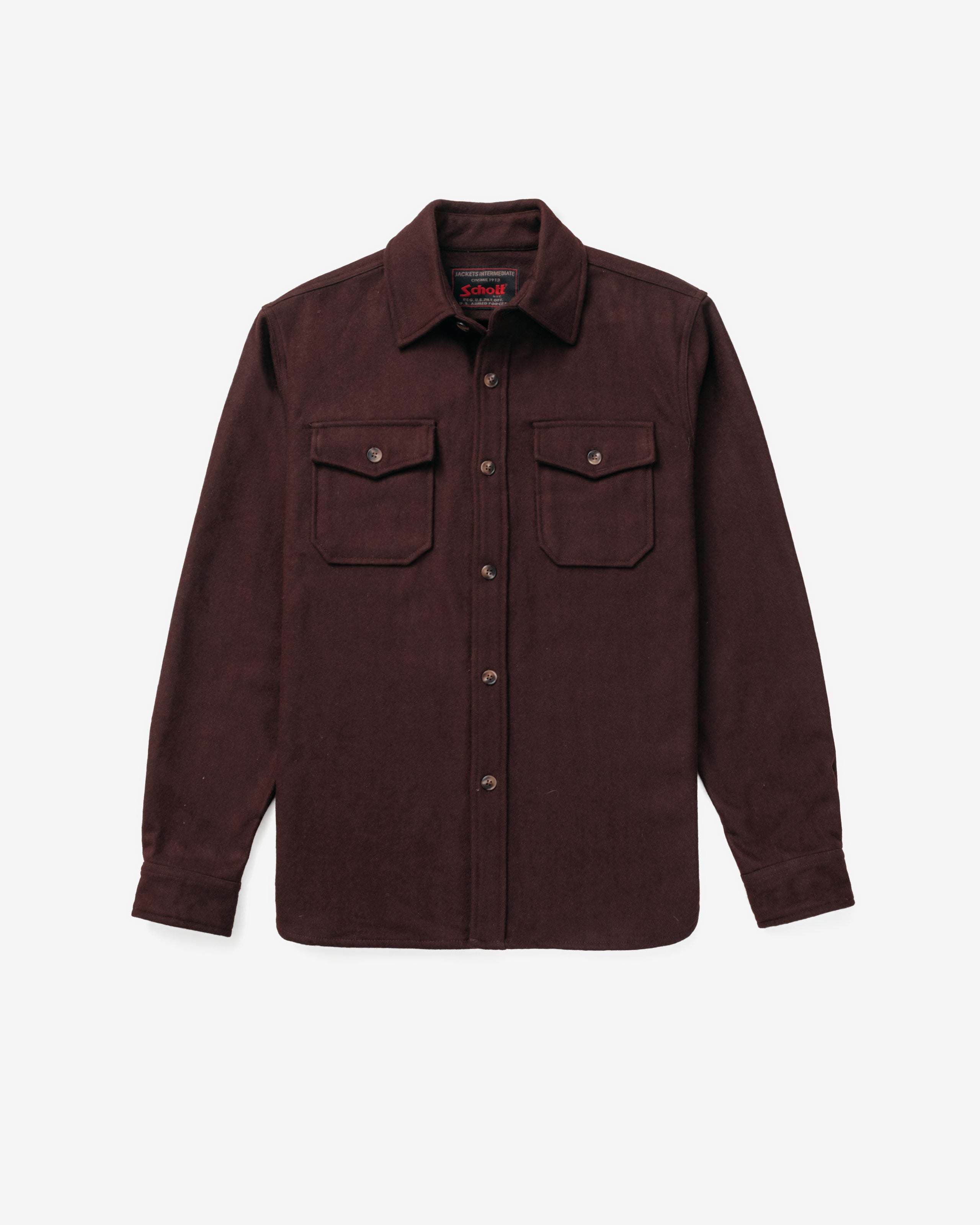 7810 - Men's CPO Wool Shirt – Schott N.Y.C.