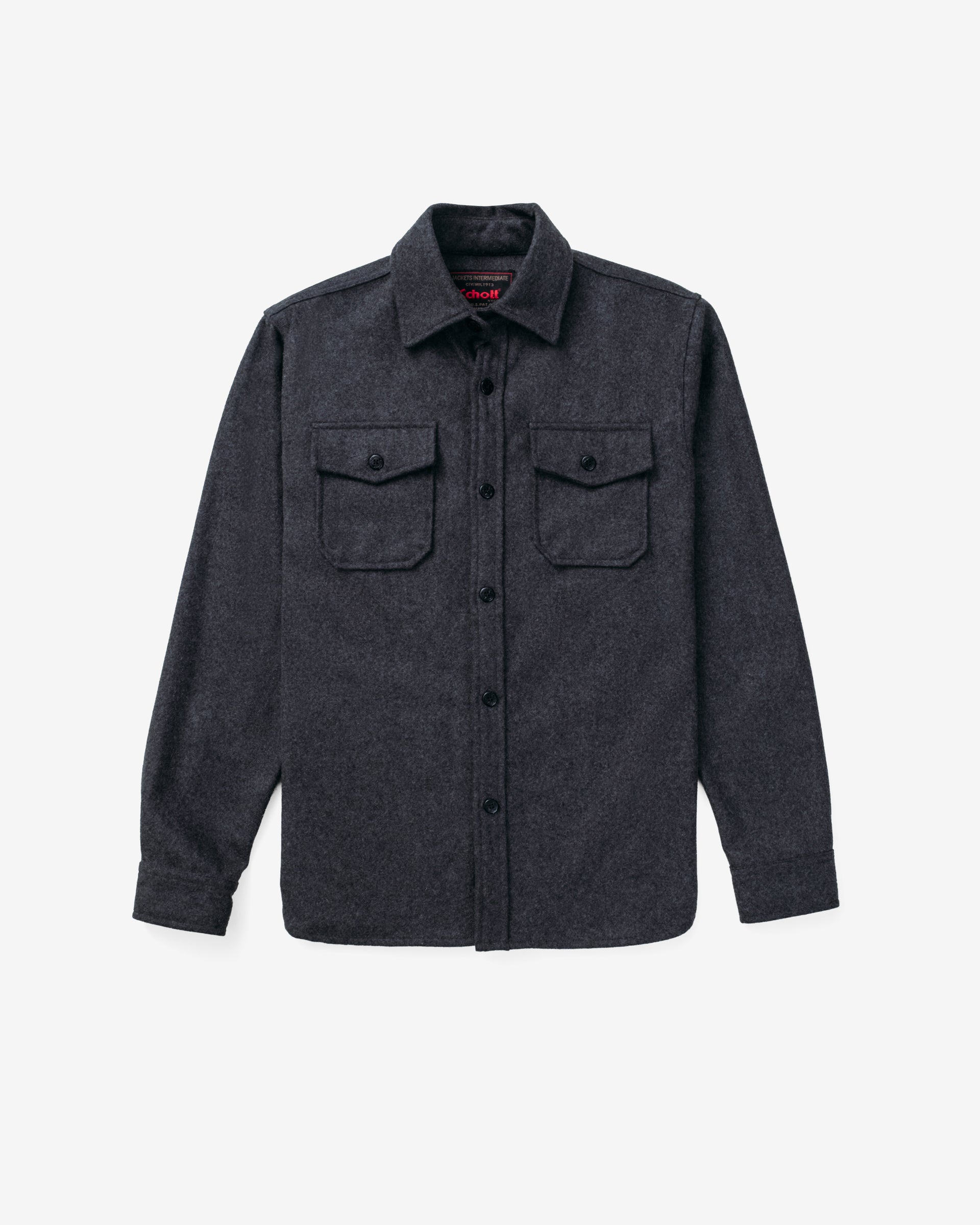 Schott NYC Wool Blend CPO Shirt Jacket