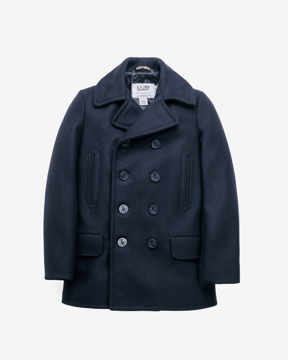 782USA - Melton Wool Peacoat – Schott N.Y.C