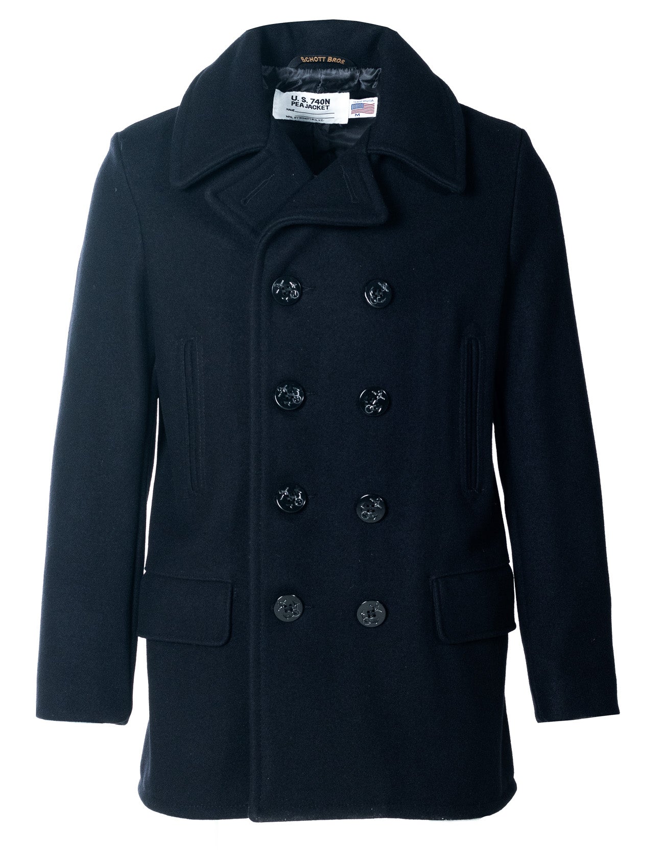 782USA Melton Wool Peacoat