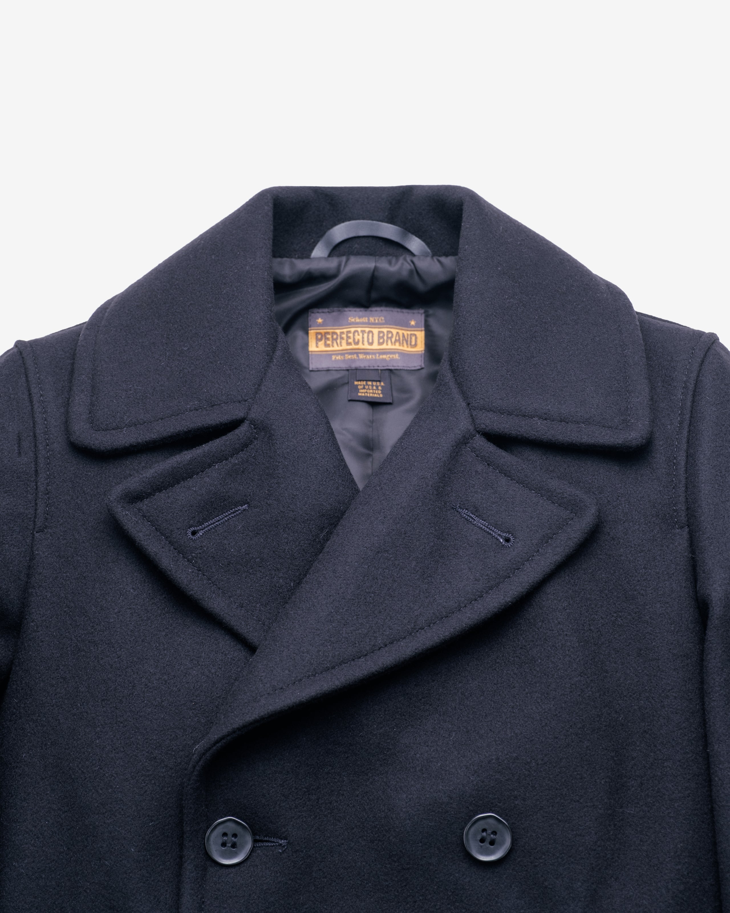 790 | Naval Officers Long Overcoat – Schott N.Y.C.