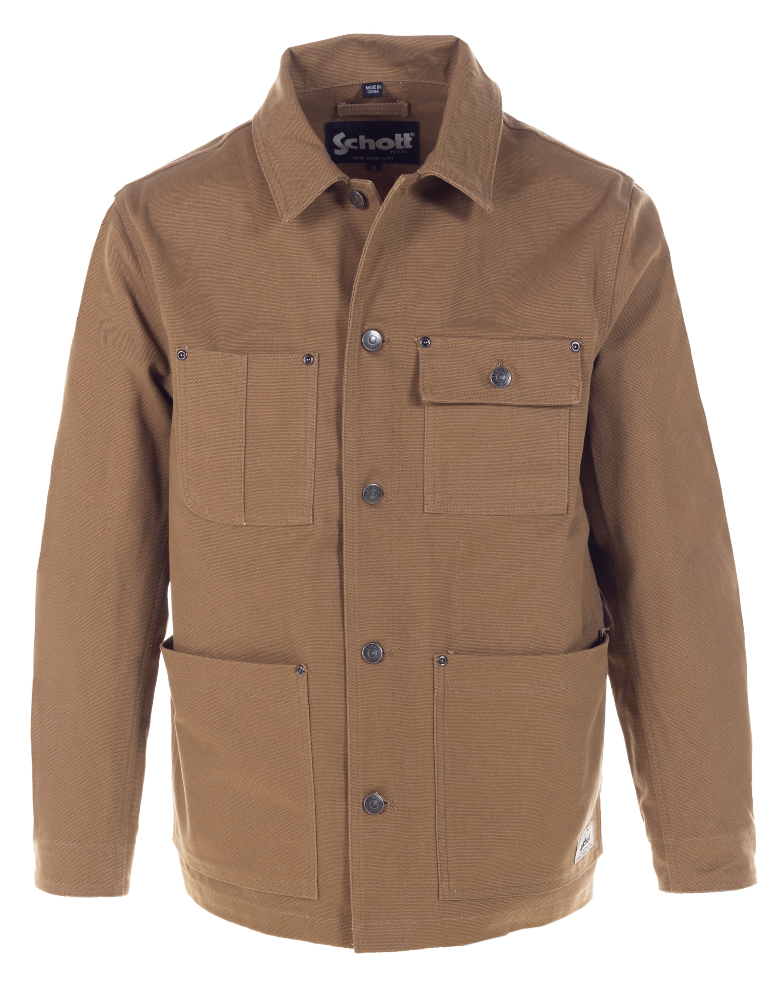 8205 - Cotton Canvas Chore Jacket – Schott N.Y.C.