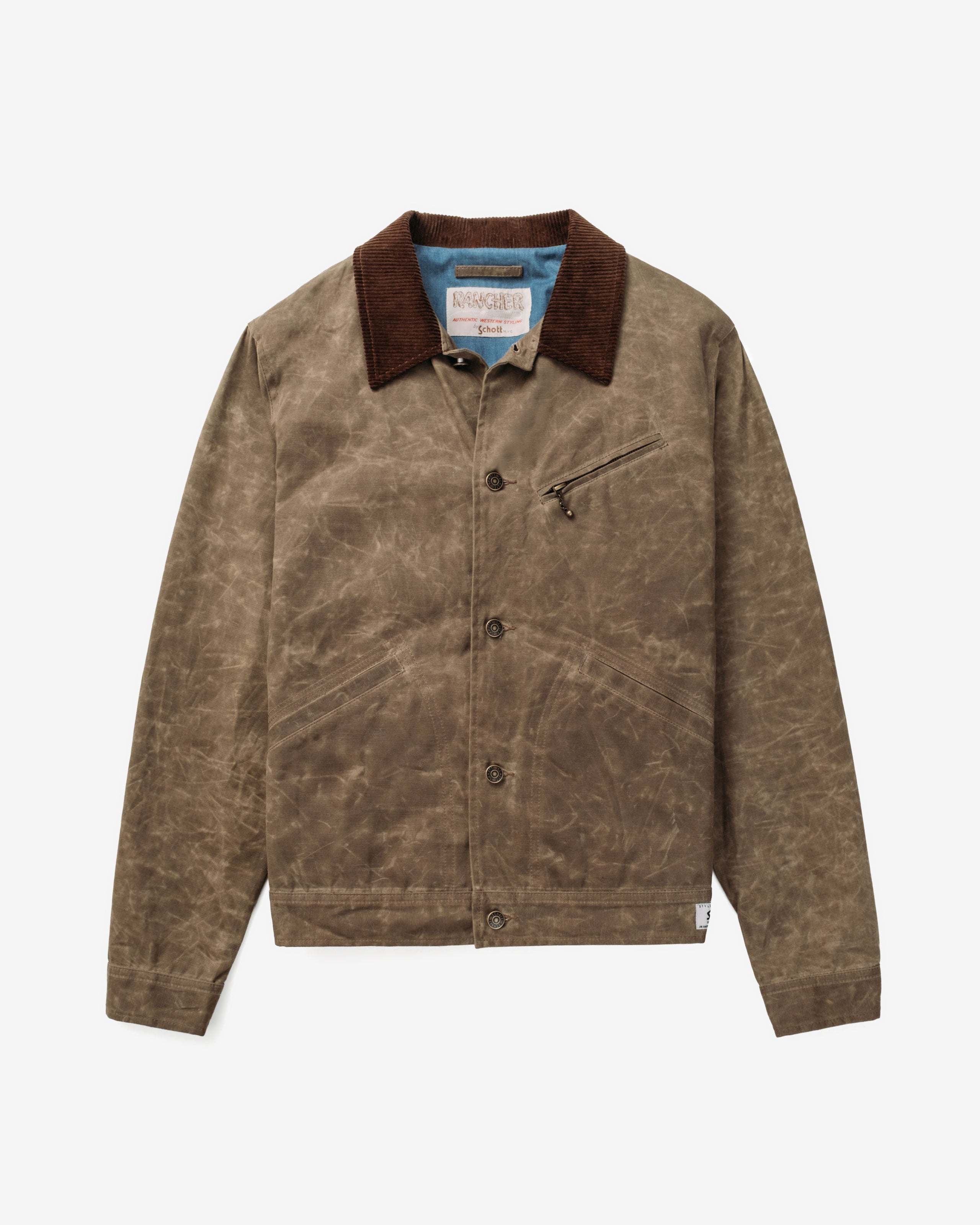 8510 - Waxed Cotton Mechanic Jacket – Schott N.Y.C.