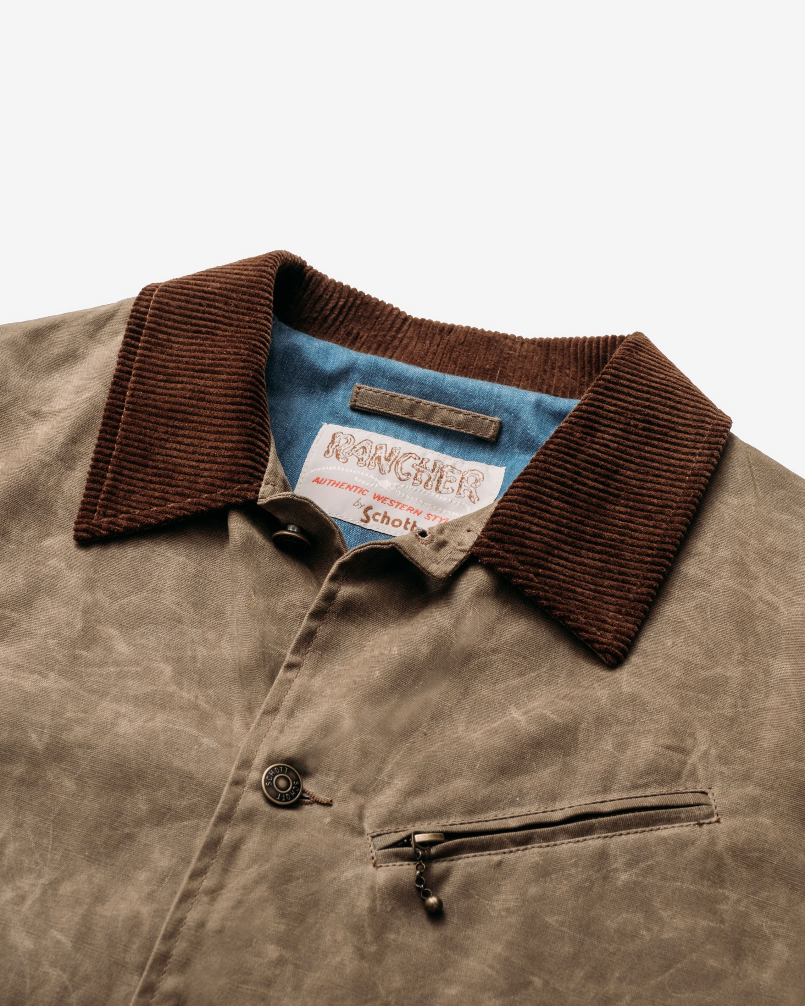 8510 - Waxed Cotton Mechanic Jacket – Schott N.Y.C.