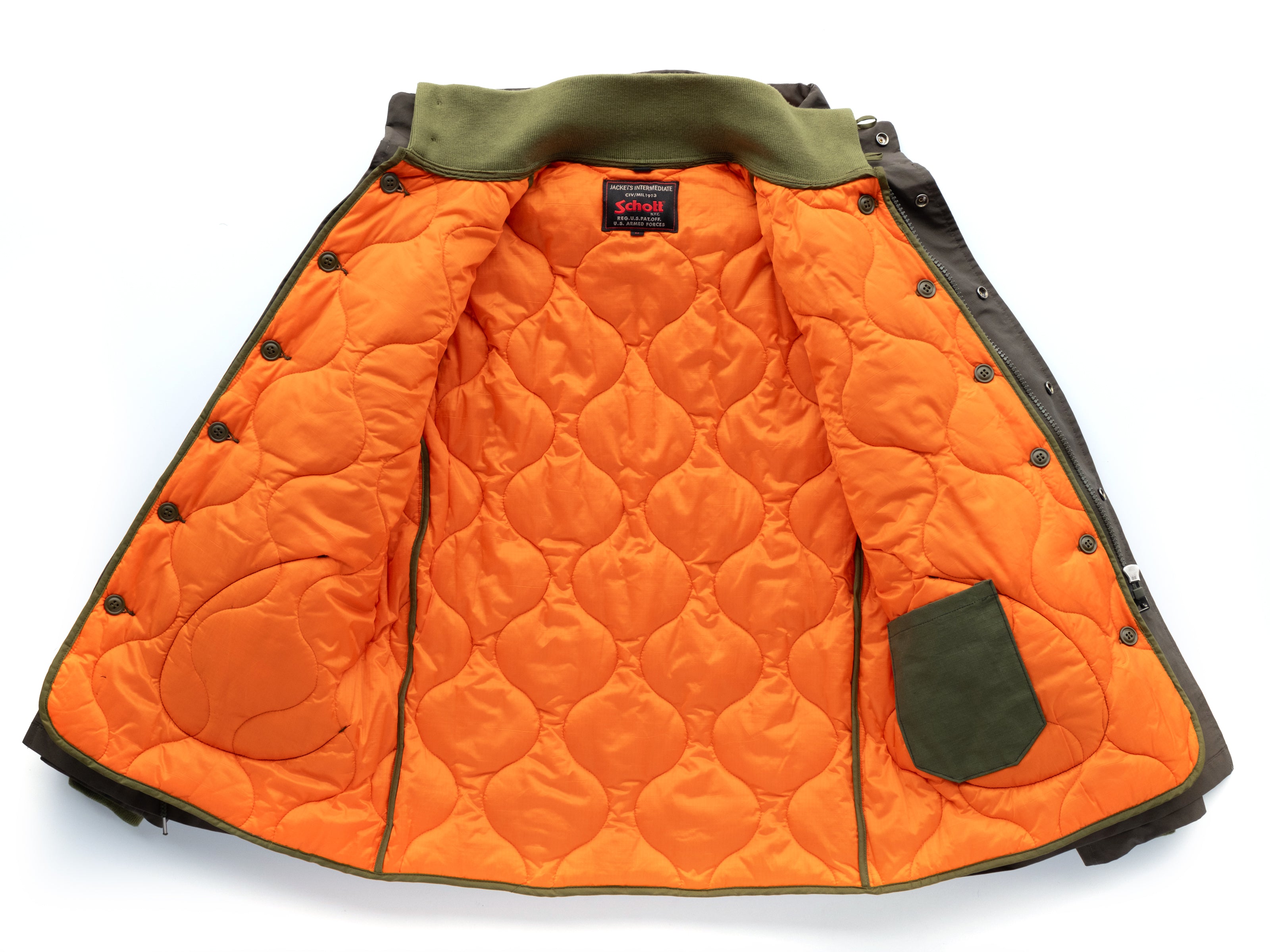 8560 - Cotton Blend M-65 Field Jacket – Schott N.Y.C.